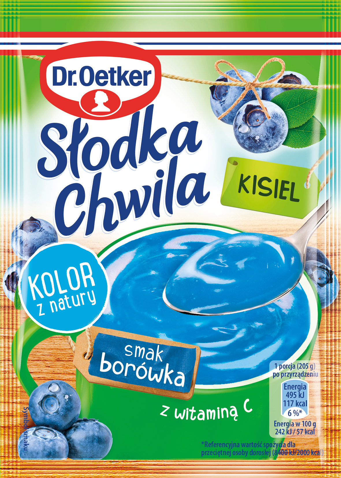 Dr. Oetker Słodka Chwila Kisiel Borówkowy 30 G