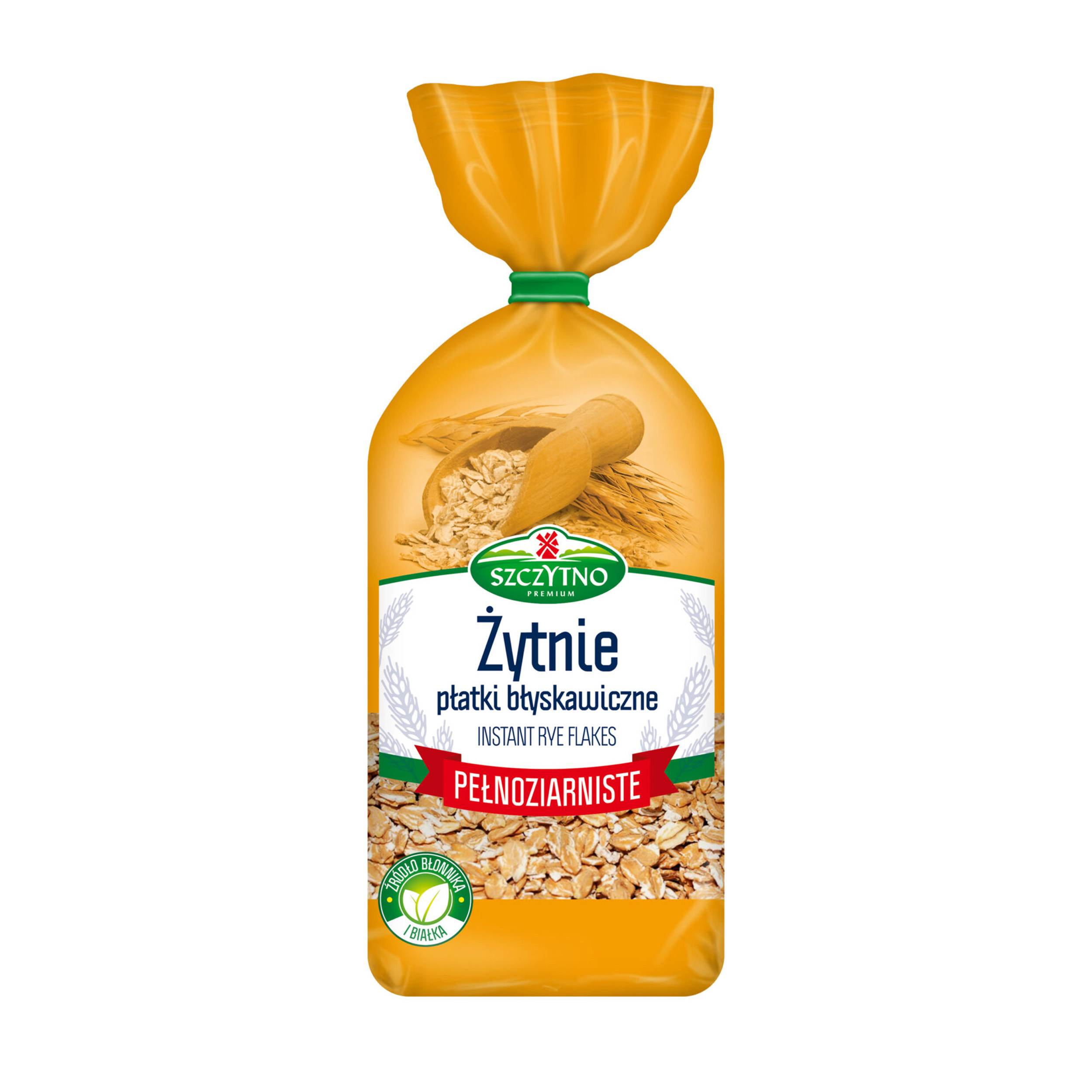 Szczytno Płatki Pełnoziarniste Żytnie 400G