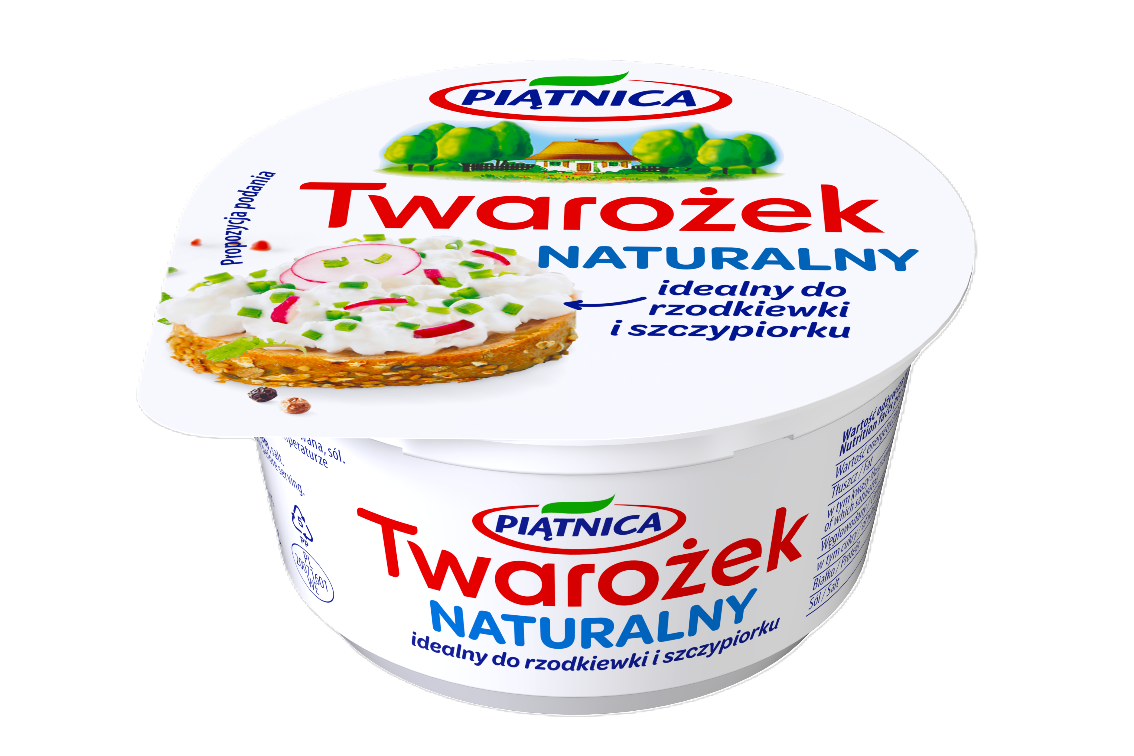 Piątnica Twarożek Naturalny 150 G