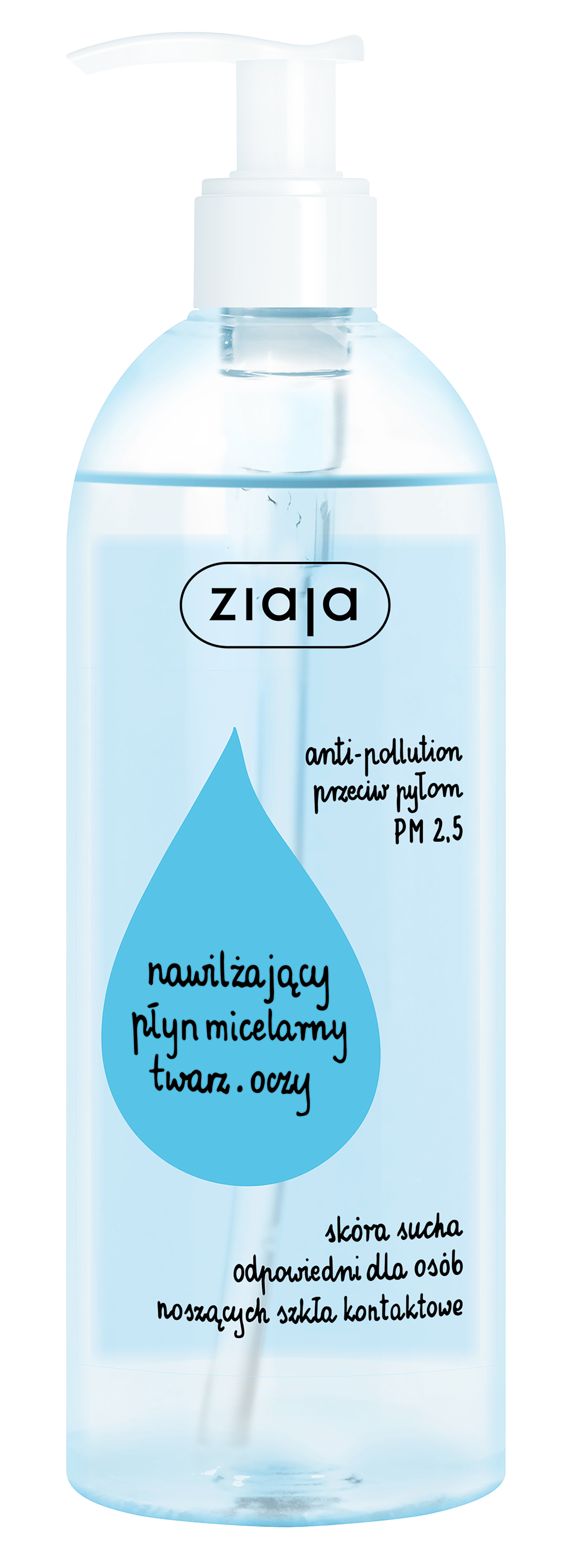 Ziaja De-Makijaż Nawilżający Płyn Micelarny 390 Ml