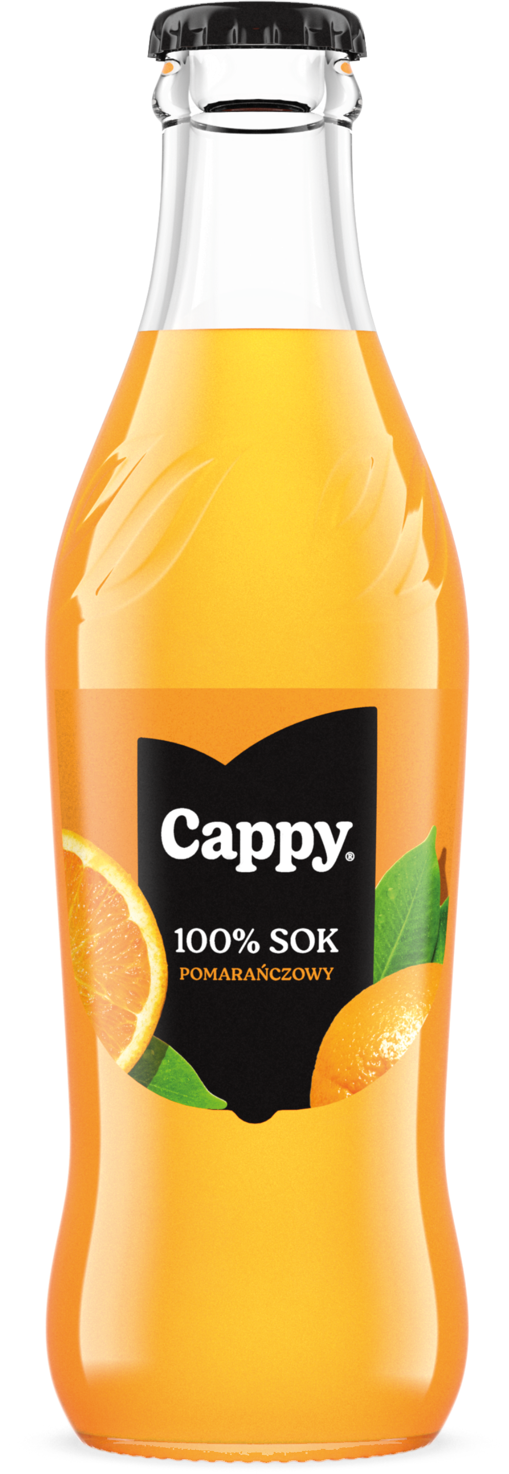 Cappy Pomarańczowy 100% Sok 250 Ml Szkło