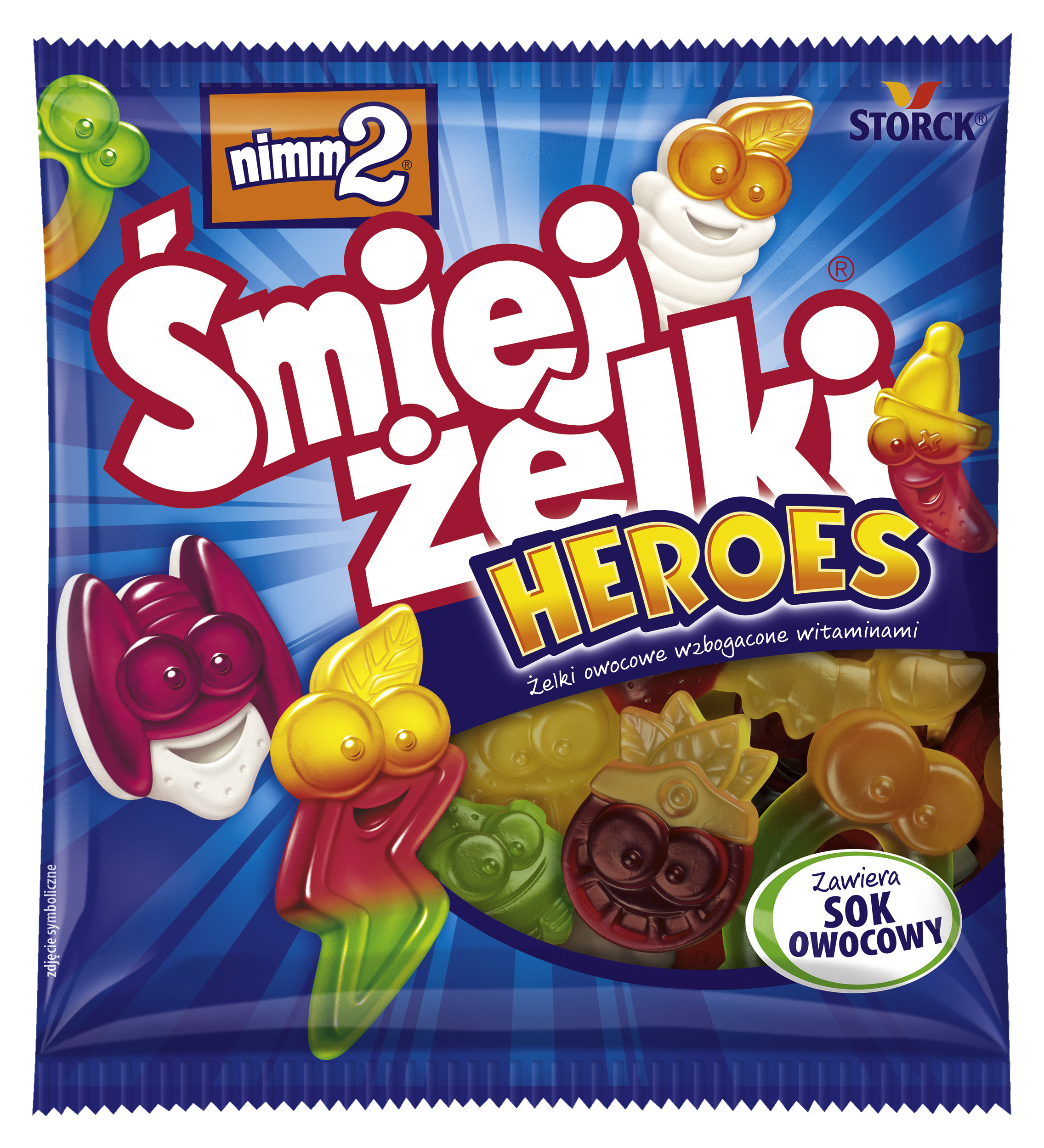 Nimm2 Śmiejżelki Heroes 90G