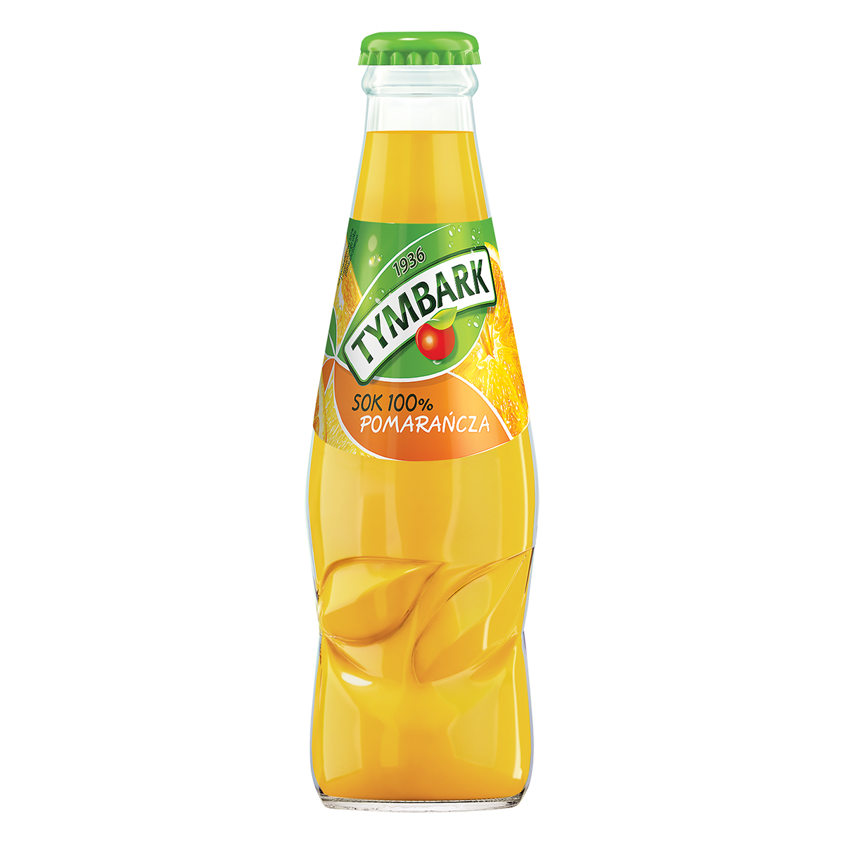 Tymbark Pomarańcza Sok 100% 200 Ml Butelka Twist Off