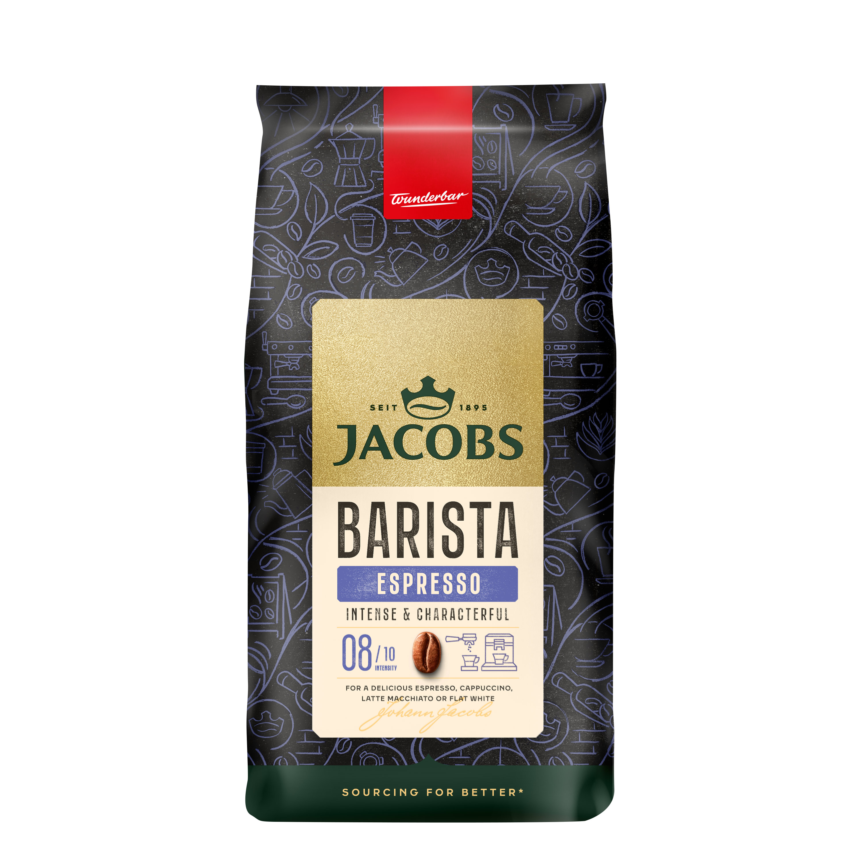 Jacobs Barista Espresso Kawa Ziarnista 1 Kg