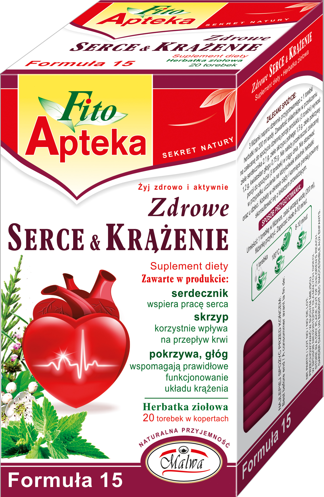 Malwa Herbatka Zdrowe Serce I Krążenie 40G