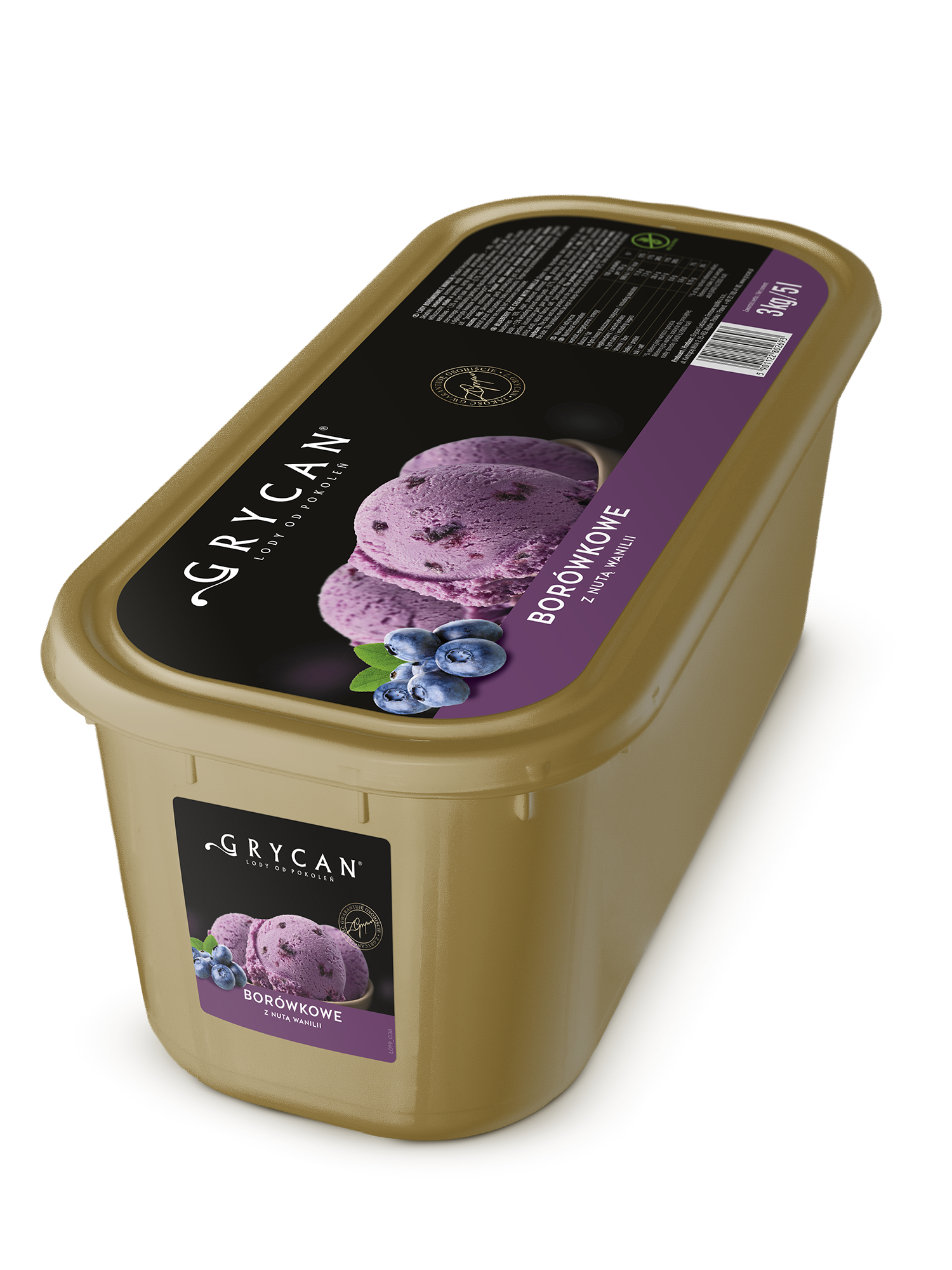 Grycan Lody Borówkowe Z Nutą Wanilii 5L
