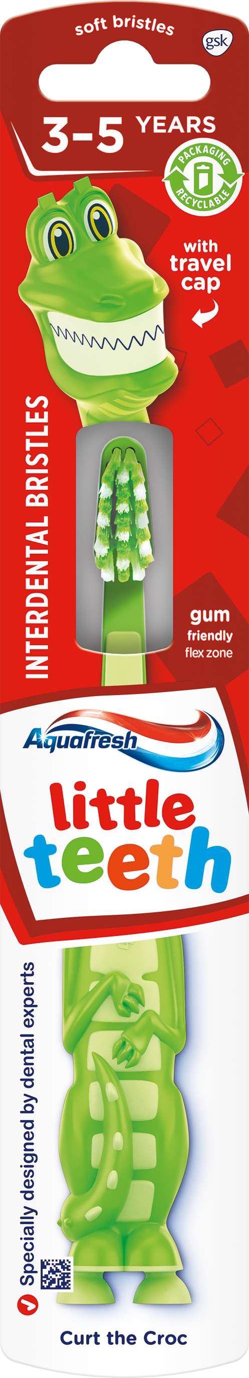 Aquafresh Little Teeth Psi Patrol Szczoteczka Do Mlecznych Zębów Dla Dzieci 3-5 Lat