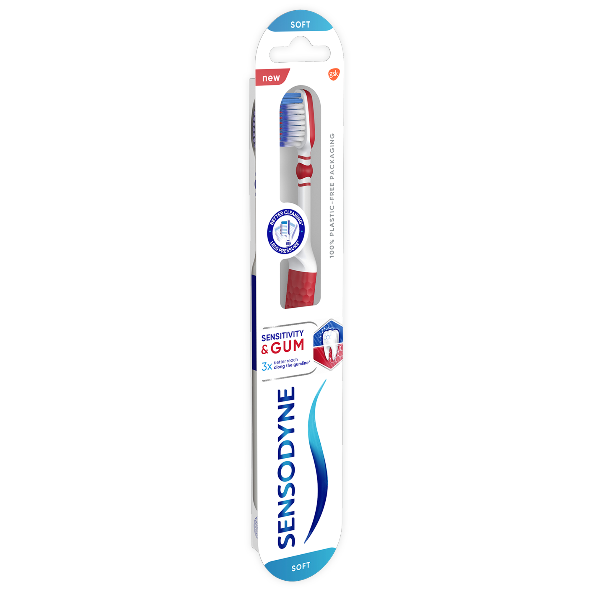 Sensodyne Nadwrażliwość I Dziąsła Soft Delikatna Szczoteczka Do Nadwrażliwych Zębów Z Ergonomiczną Rączką I Małą Główką