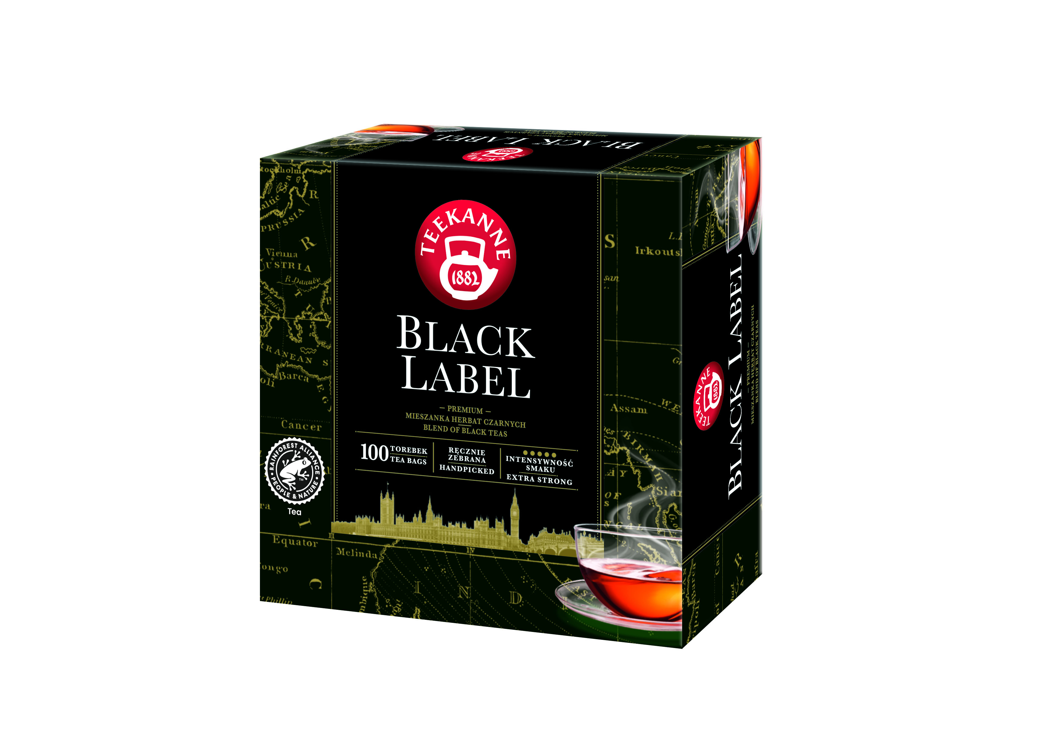 Herbata Czarna Teekanne Black Label 100 Torebek X 2,00G