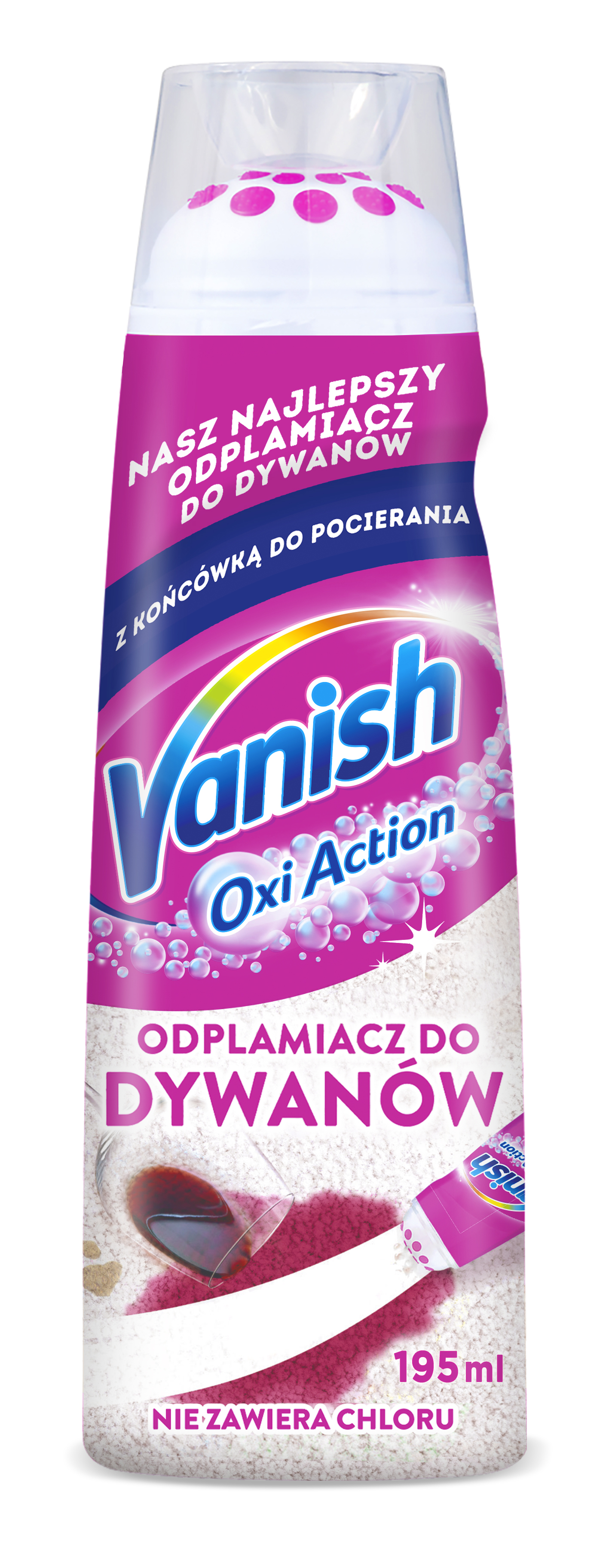 Vanish Oxi Action Precyzyjny Odplamiacz Do Dywanów 195 Ml