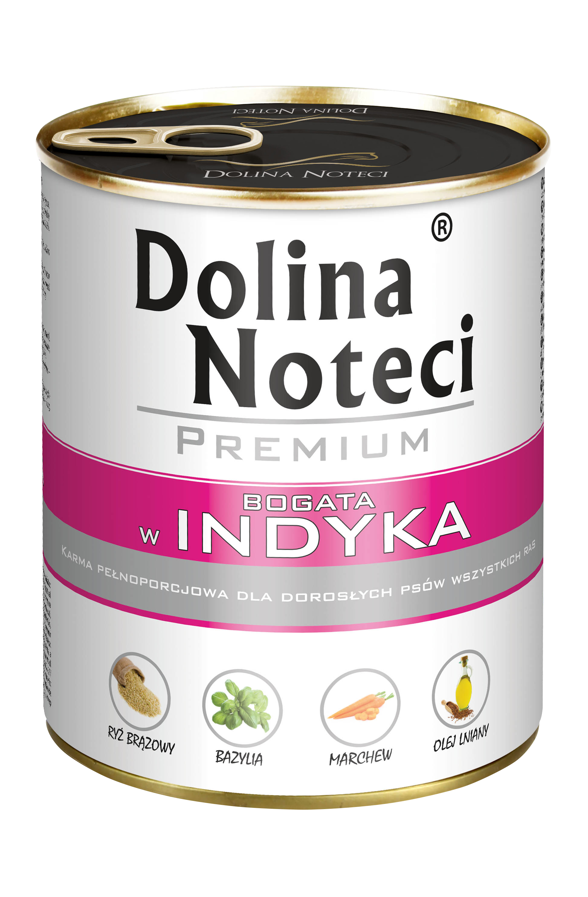 Dolina Noteci Mokra Karma Dla Psów Premium Indyk Puszka 400 G
