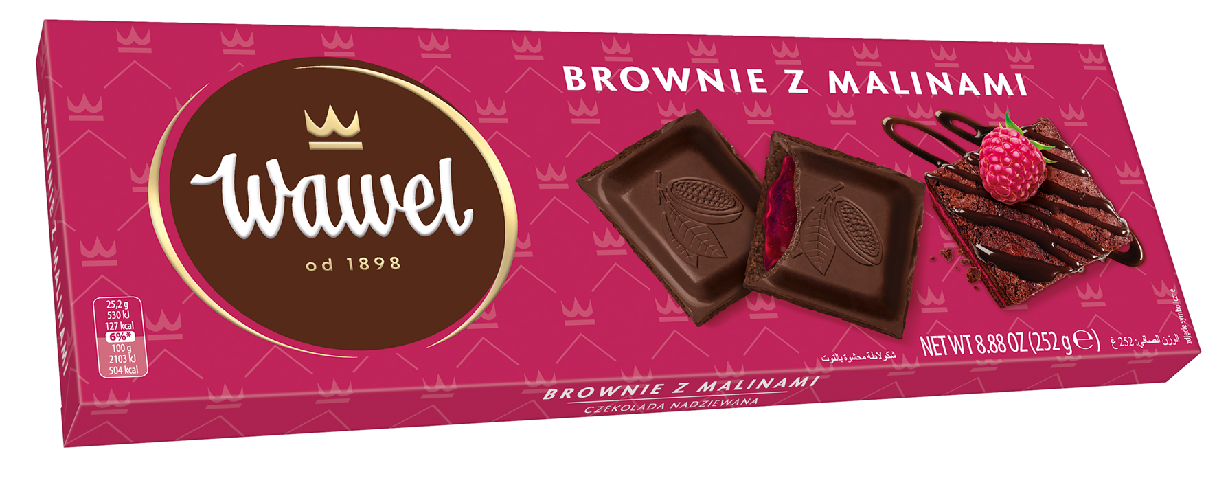 Wawel Czekolada Brownie Z Malinami 252G