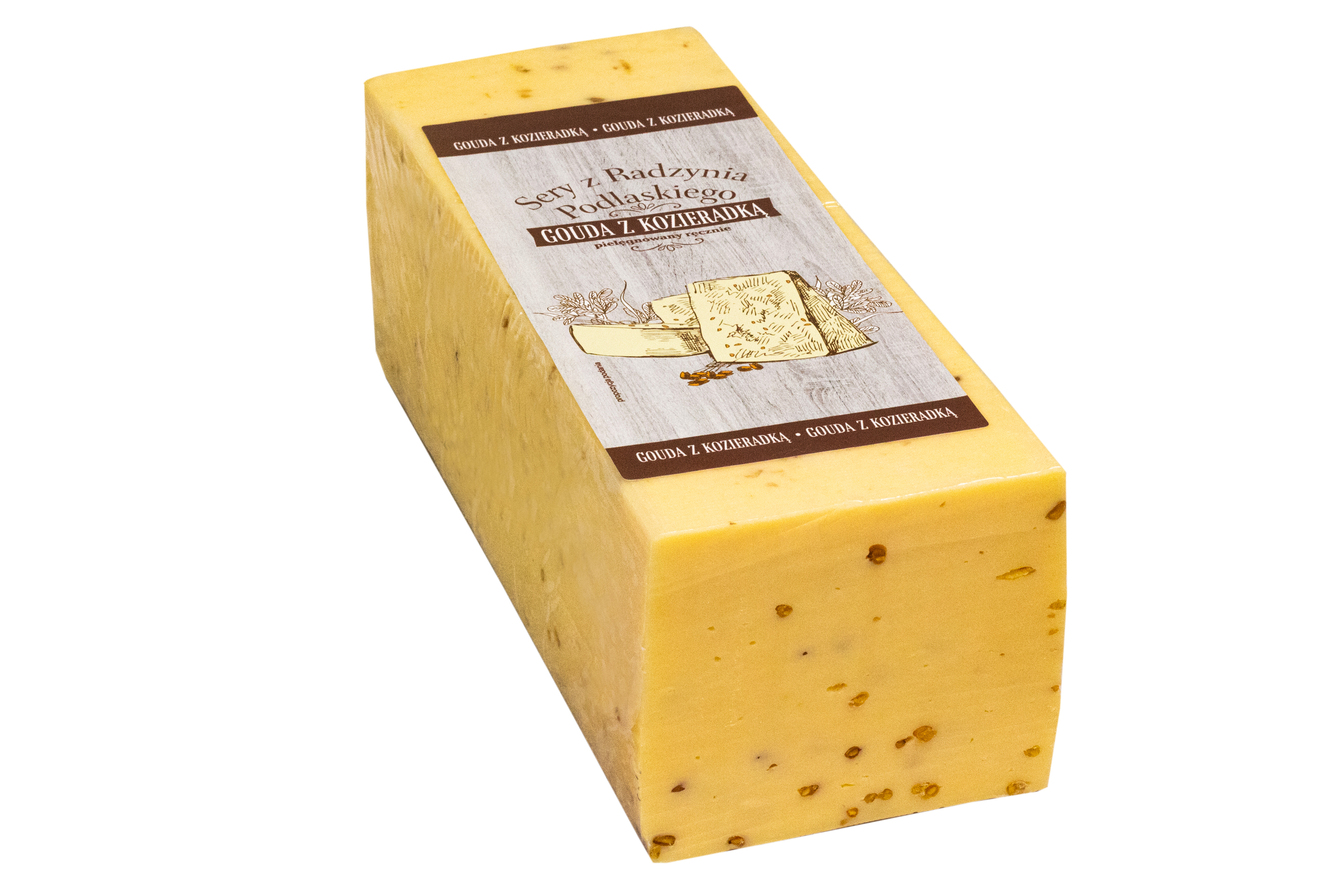 Gouda Z Kozieradką Blok Ok. 3 Kg