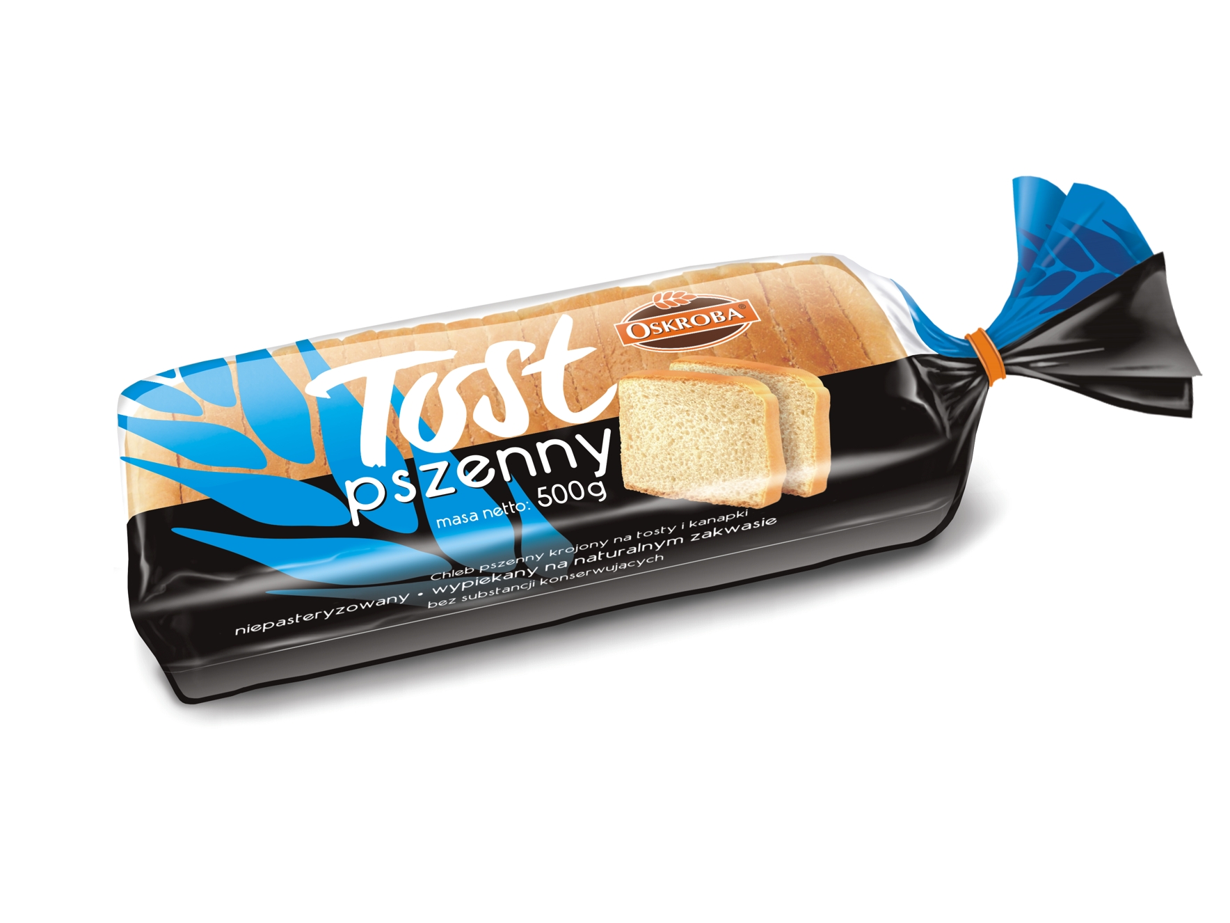 Oskroba Chleb Tostowy Pszenny 500 G