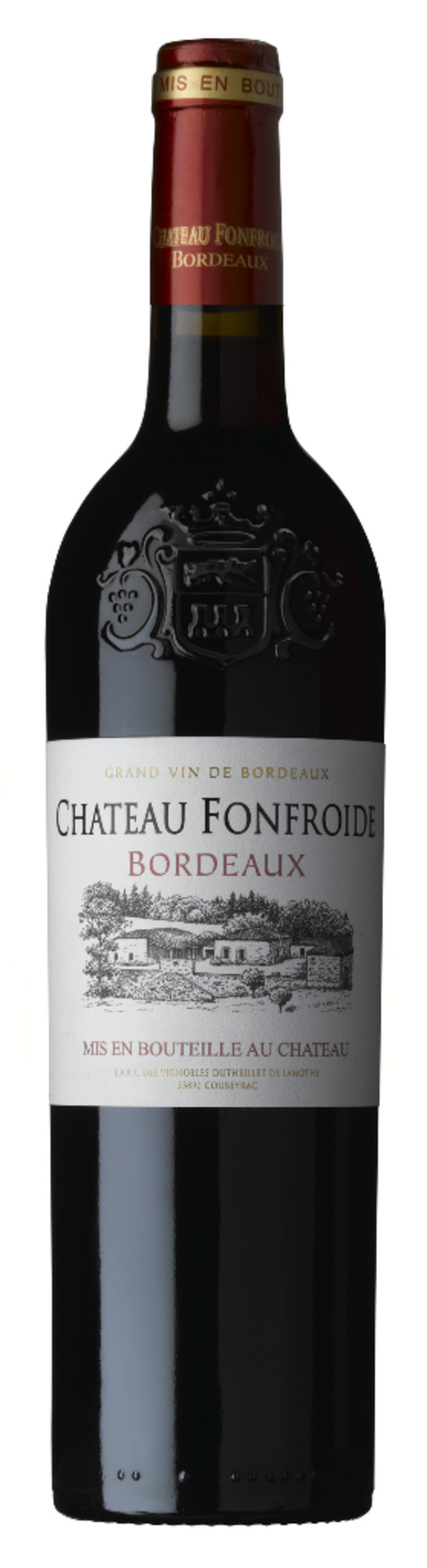 Chateau Fonfroide Bordeaux, Wino Gronowe, Czerwone, Wytrawne 0,75L