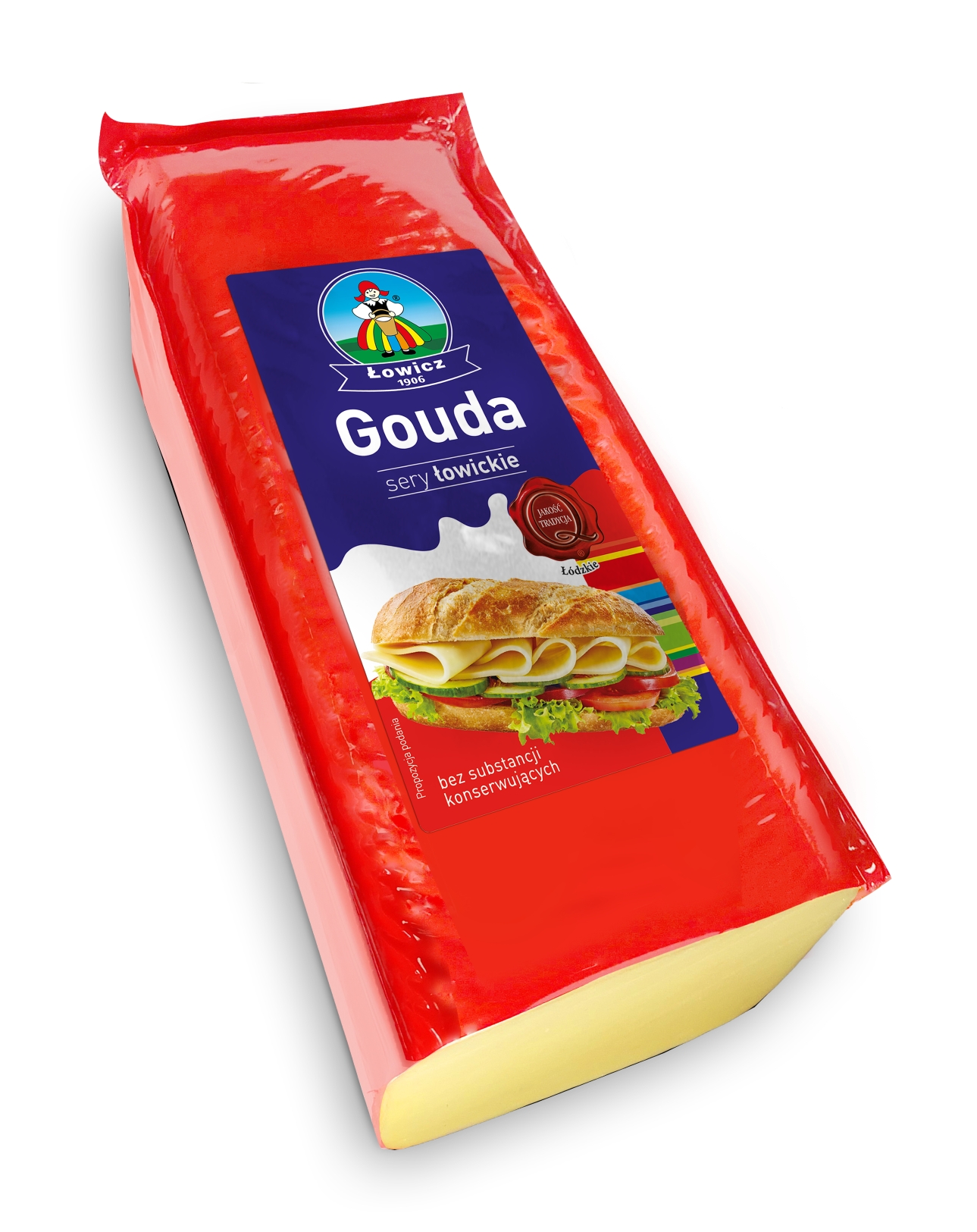Ser Gouda Łowicz Blok Ok.3Kg Łowicz