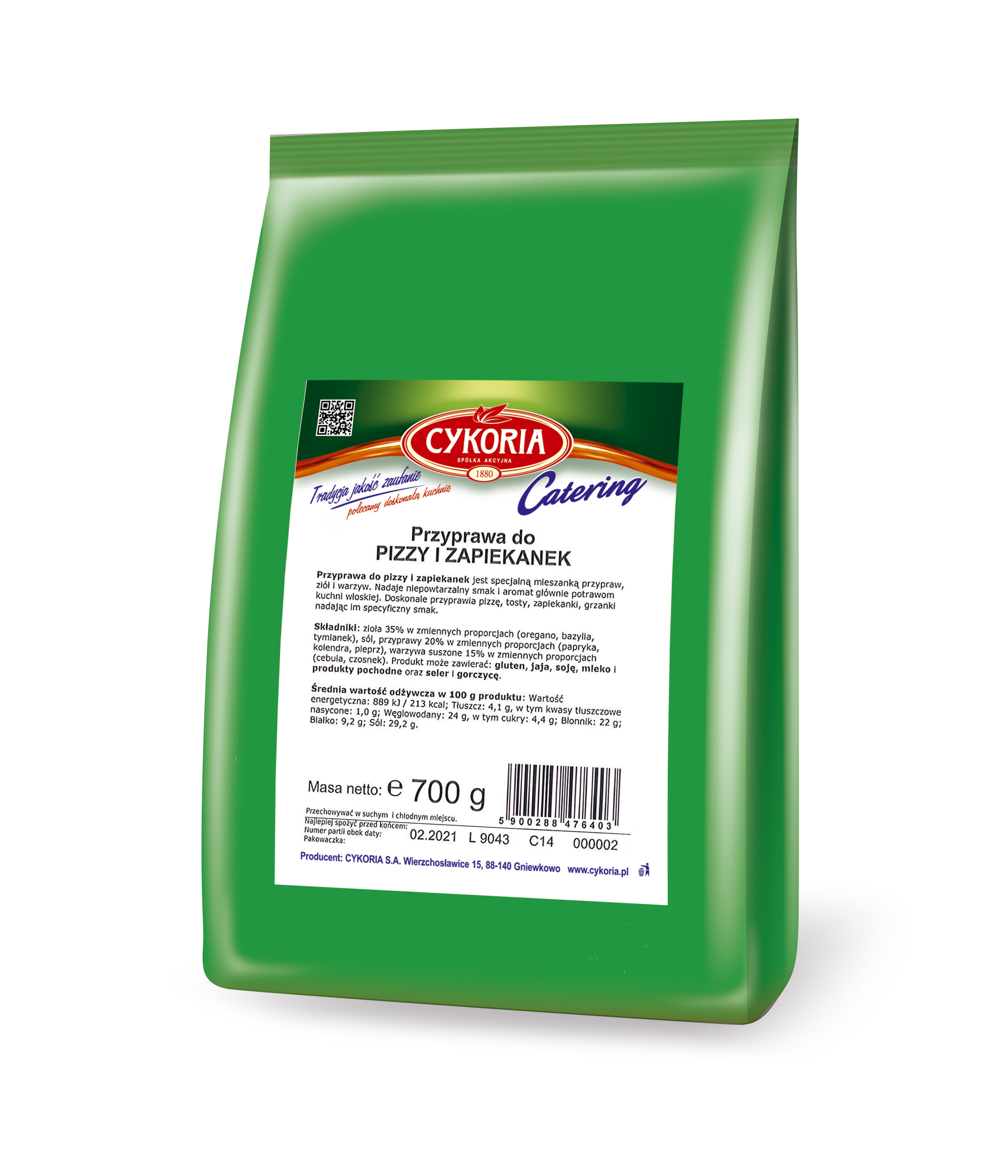 Przyprawa Do Pizzy I Zapiekanek Cykoria 700G