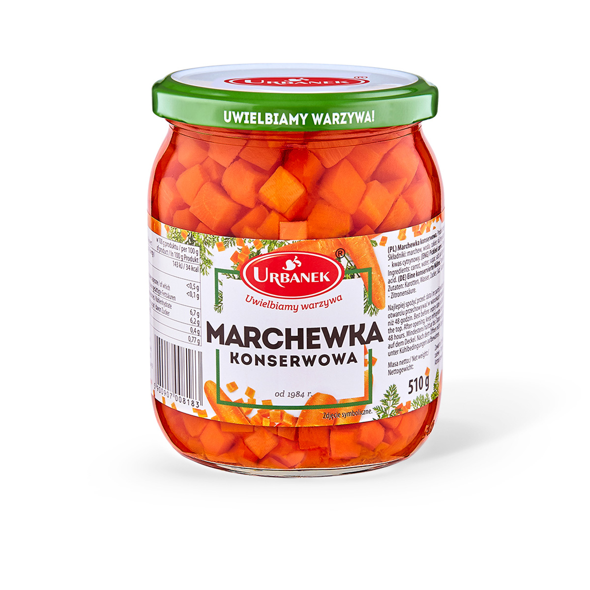 Marchewka Konserwowa 510G Urbanek