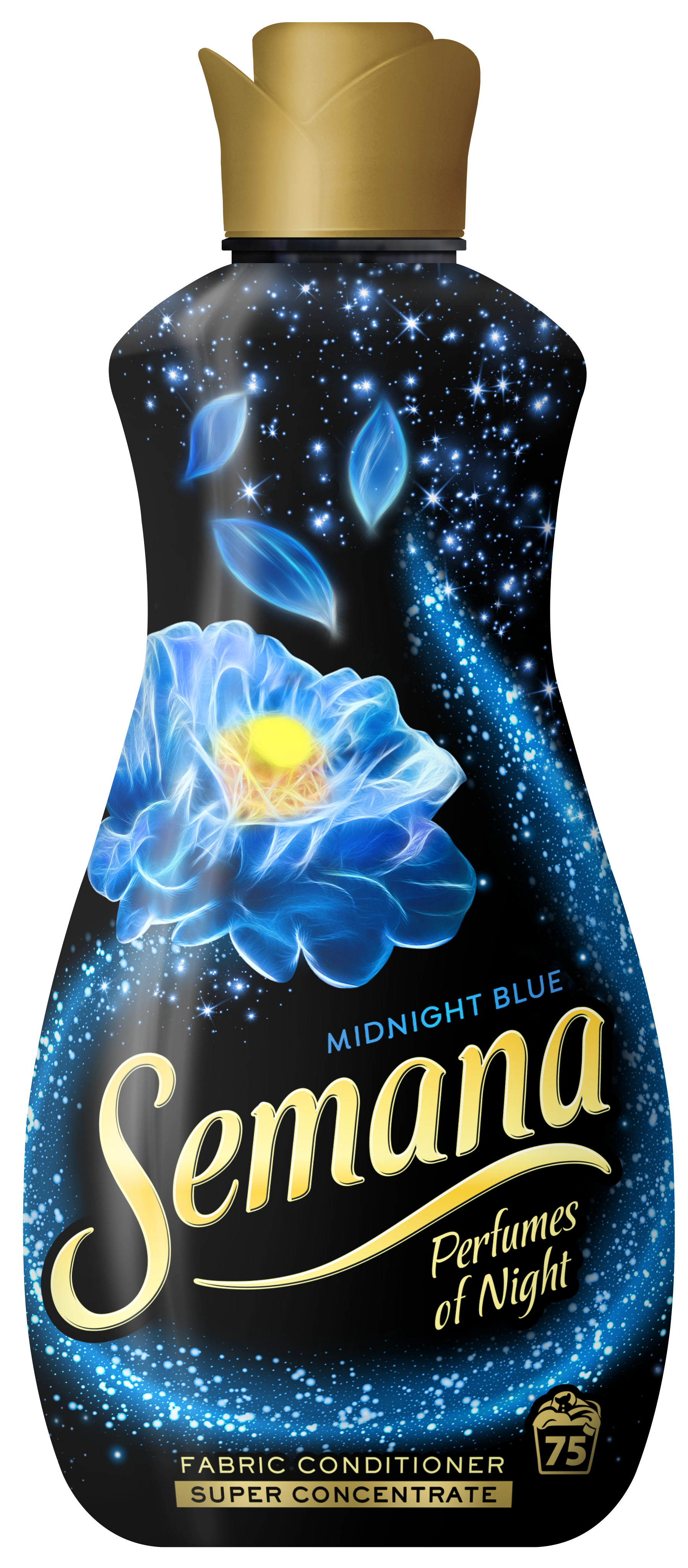 Semana - Płyn Do Płukania Tkanin - Perfumes Of Night - Midnight Blue - 1,65L/75 Prań