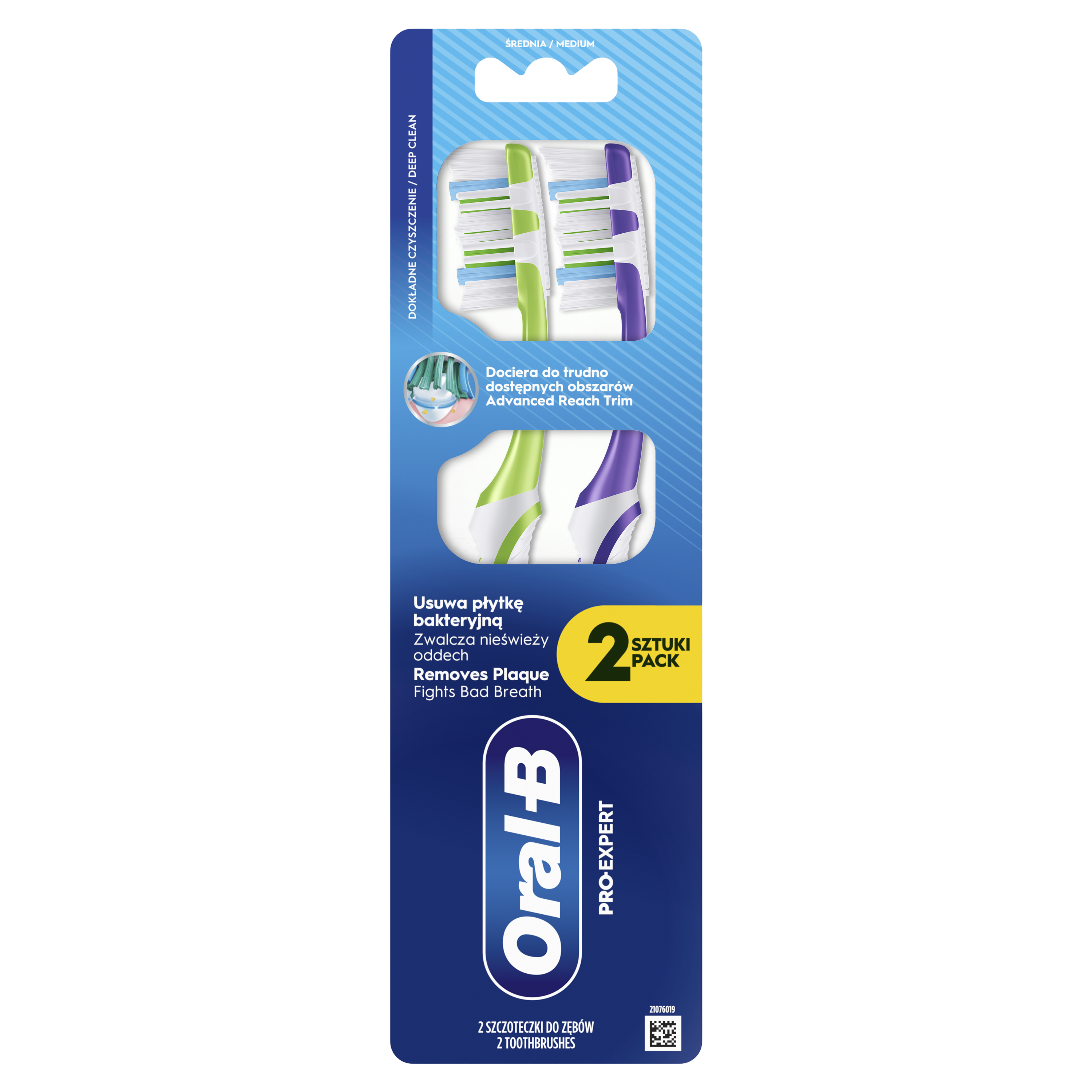Oral-B Pro-Expert Szczoteczki Do Zębów 2 Szt