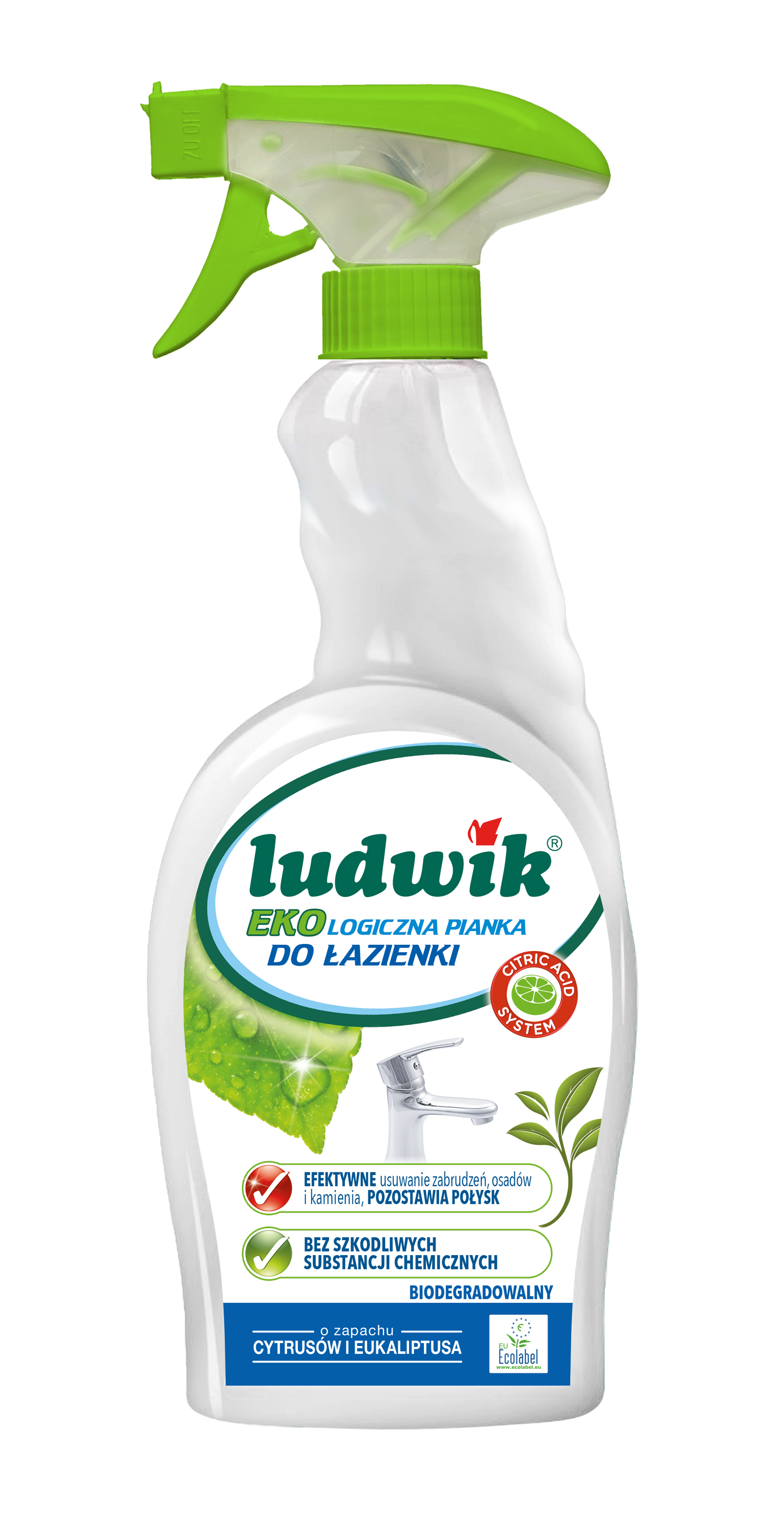 Ludwik Ekologiczna Pianka Do Czyszczenia Łazienki 750 Ml