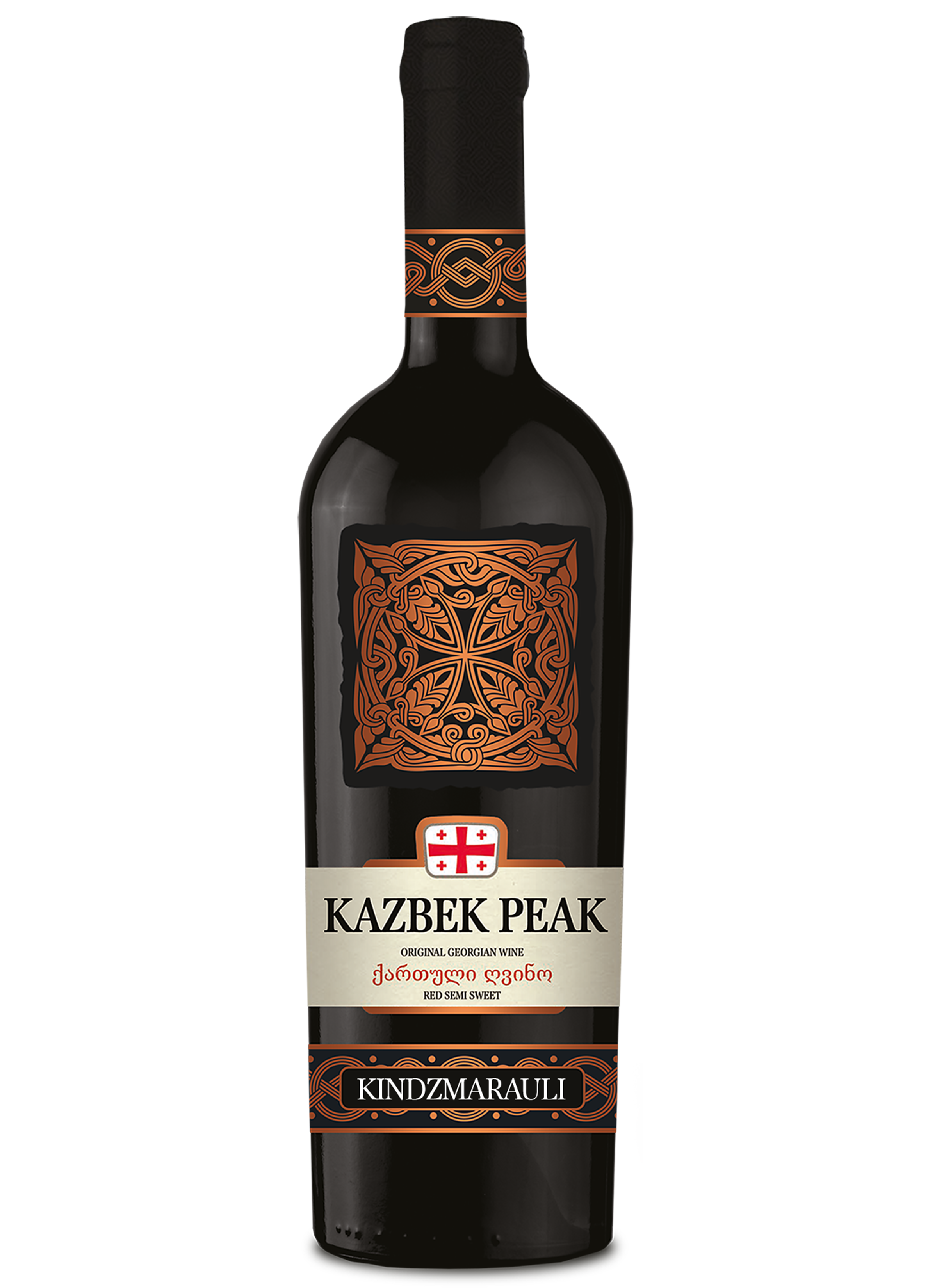 Kazbek Peak Semi Sweet Red Kindzmarauli 0,75L