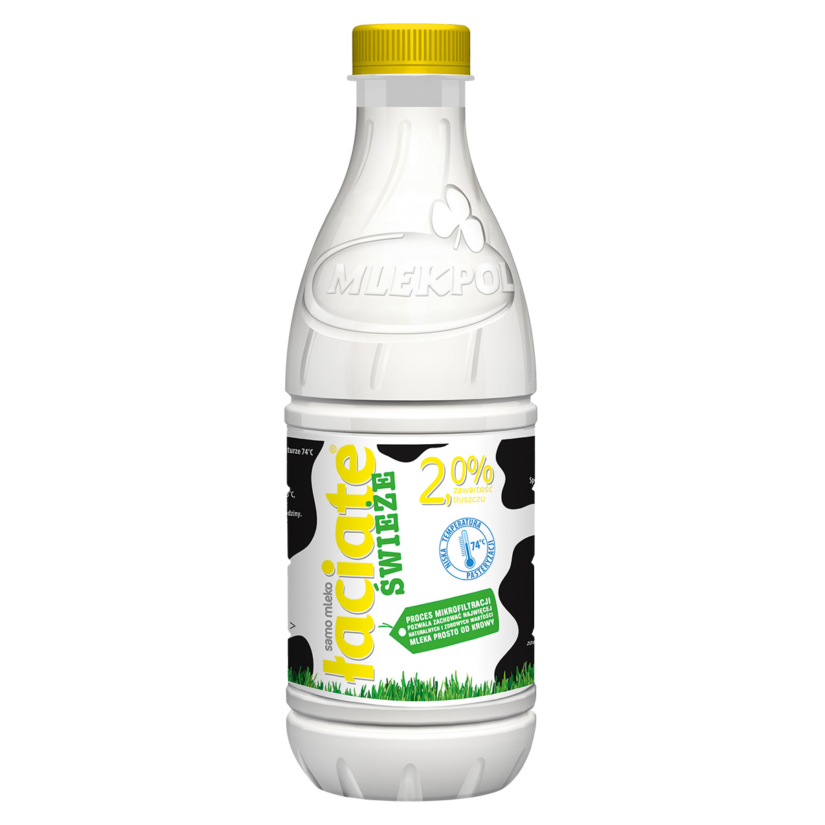 Mleko Łaciate 2% 1L Butelka Pet