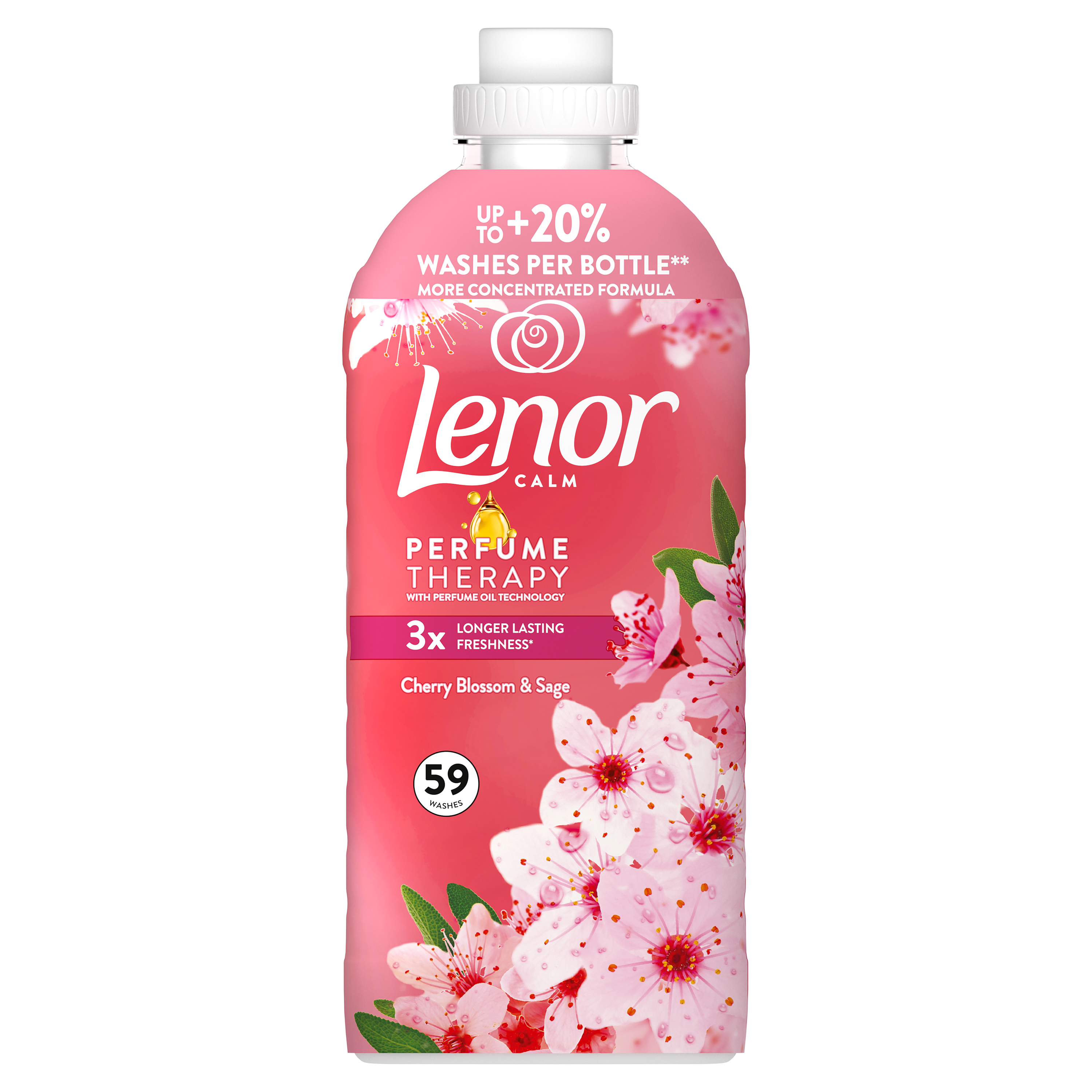 Lenor Płyn Do Płukania Tkanin Cherry Blossom & Sage 1.239L, 59 Prań