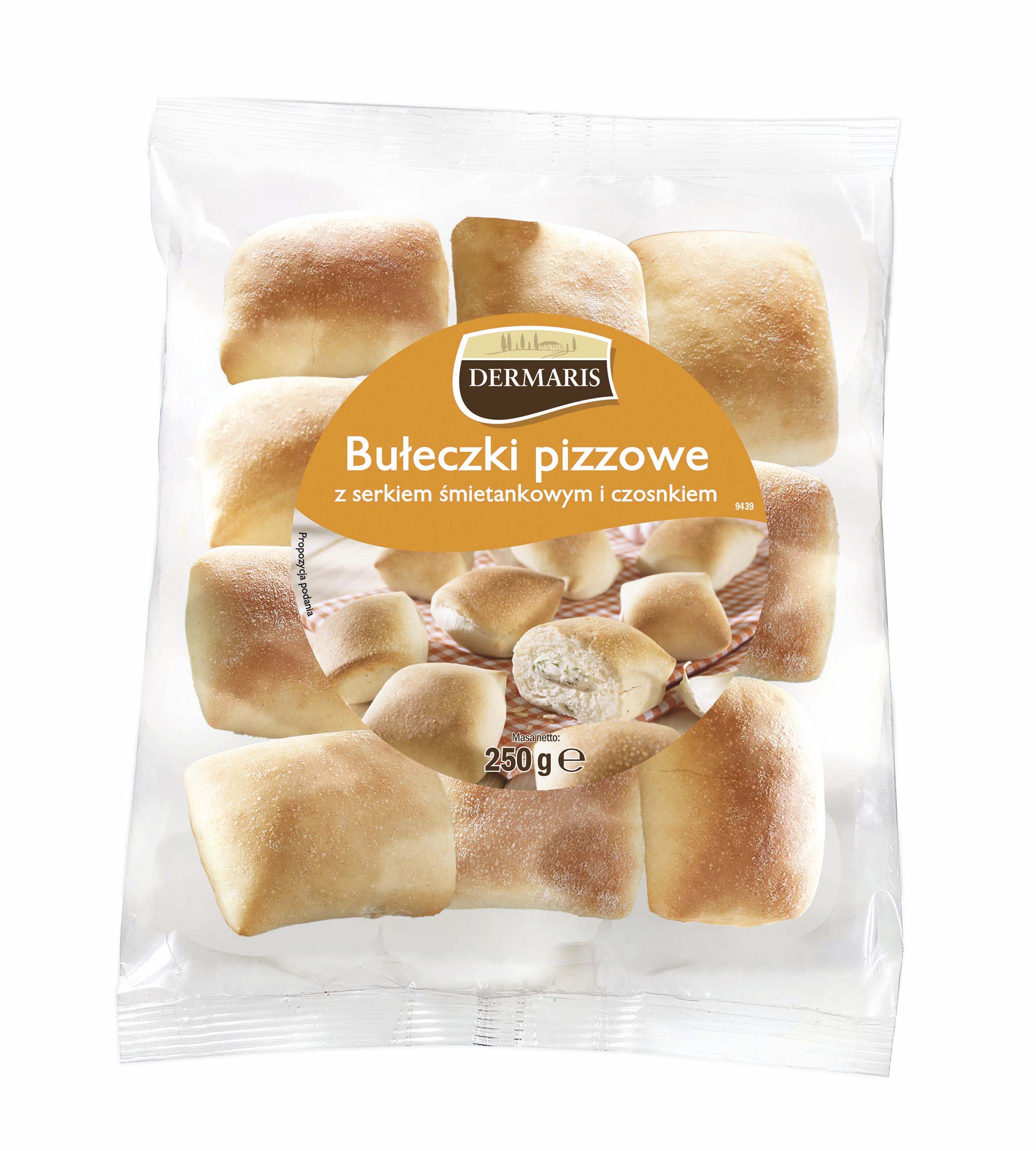 Dermaris Bułeczki Pizzowe Z Serkiem Śmietankowym I Czosnkiem 250 G