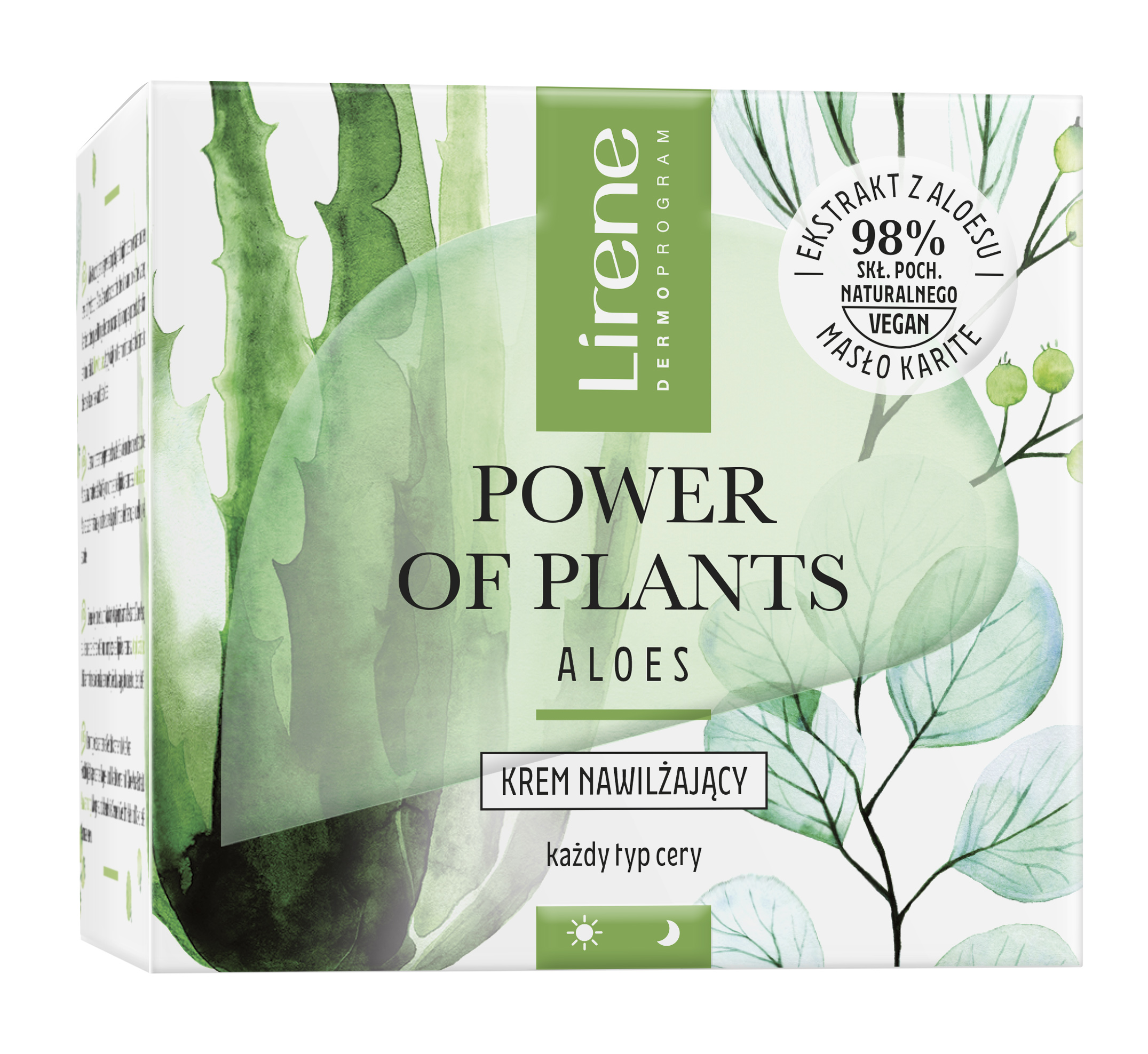 Lirene Power Of Plants Aloe Krem Nawilżający 50 Ml