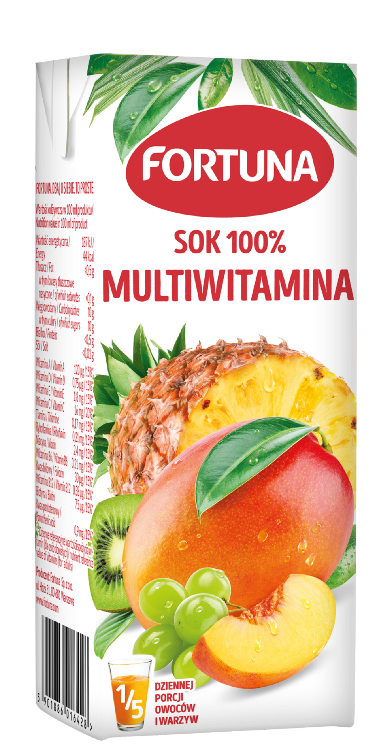 Fortuna Sok 100% Multiwitamina 200 Ml