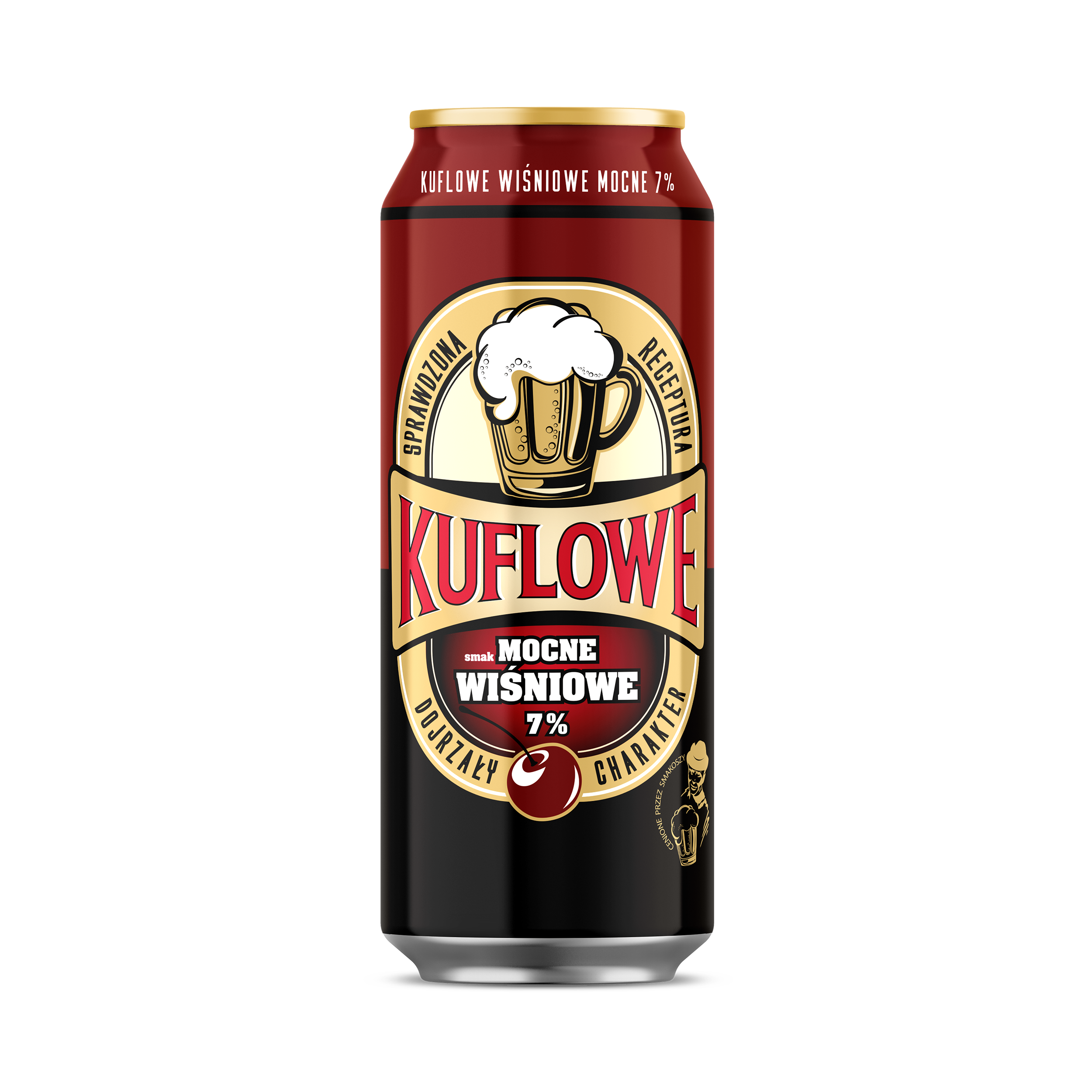 Piwo Kuflowe Wiśniowe Mocne Puszka 0,5L
