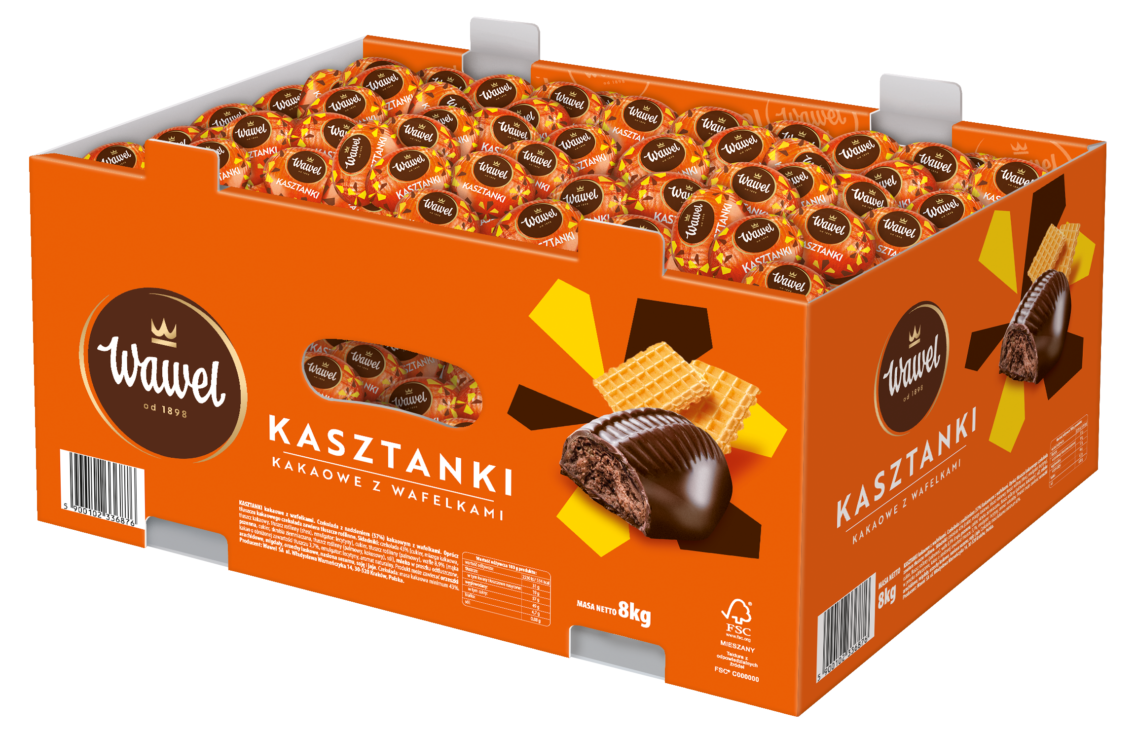 Wawel Czekoladki Kasztanki 8Kg