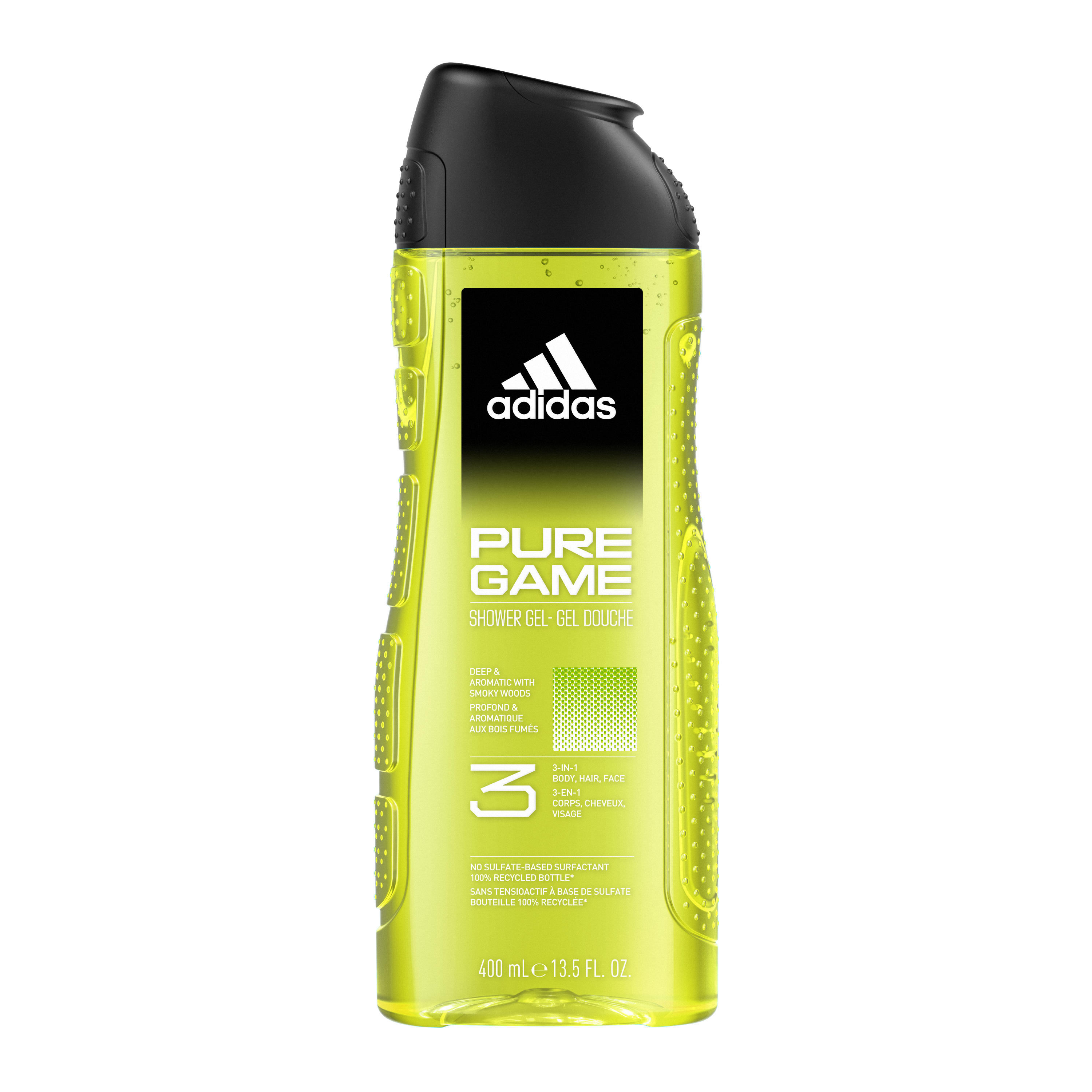 Adidas Pure Game Żel Pod Prysznic 3 W 1 Dla Mężczyzn, 400 Ml