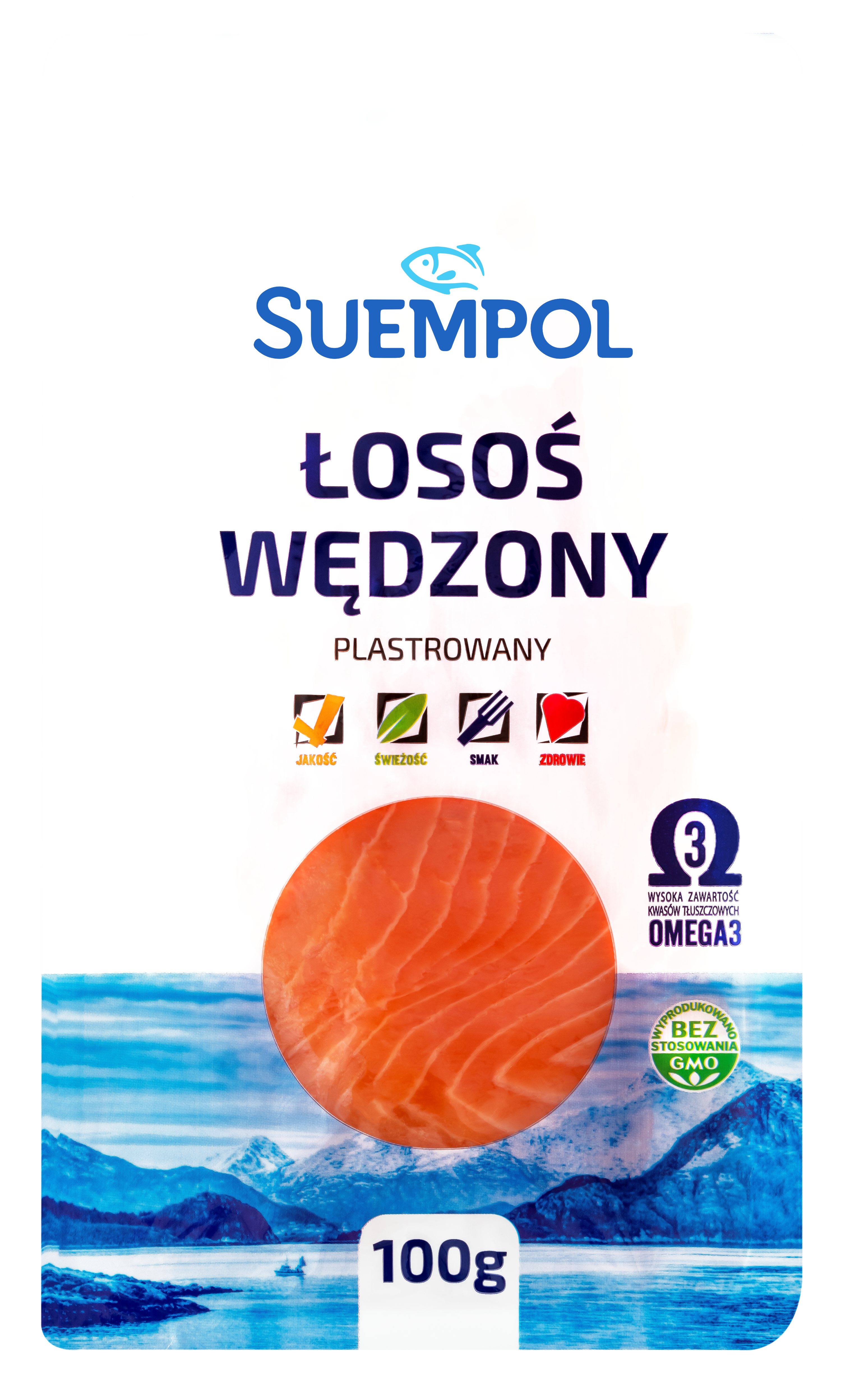 Suempol Łosoś Wędzony Net 100G