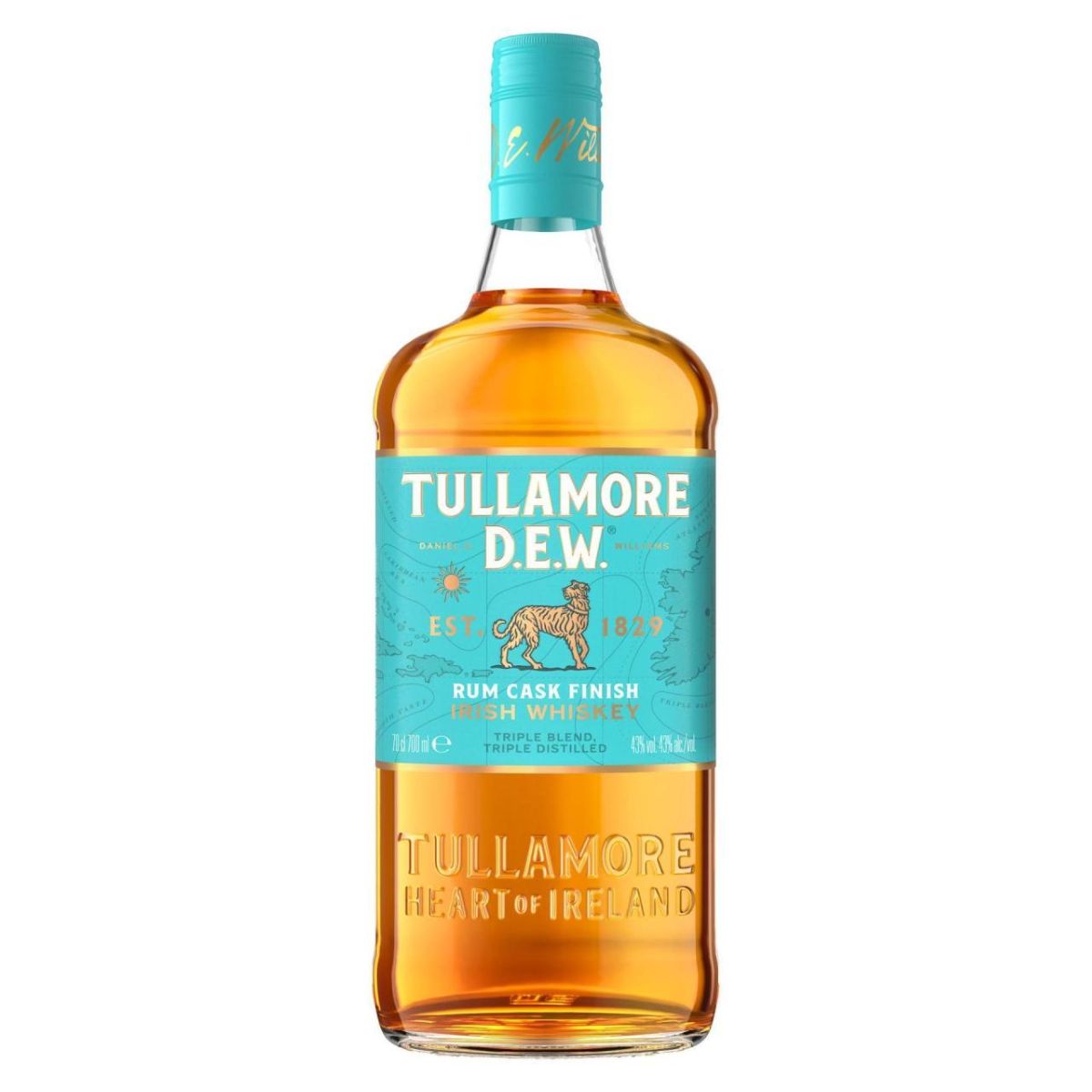 Irish Whiskey Tullamore D.E.W. Xo Rum Cask 0,7L 43 %