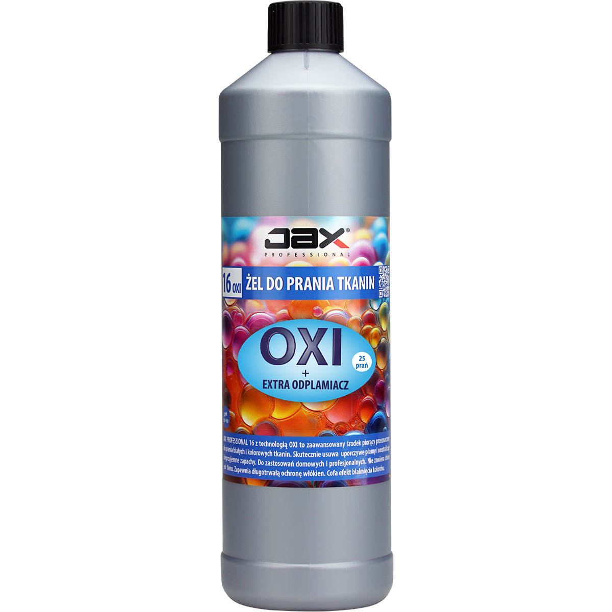 Jax 16 Oxi Enzymatyczny Żel Do Prania 1L