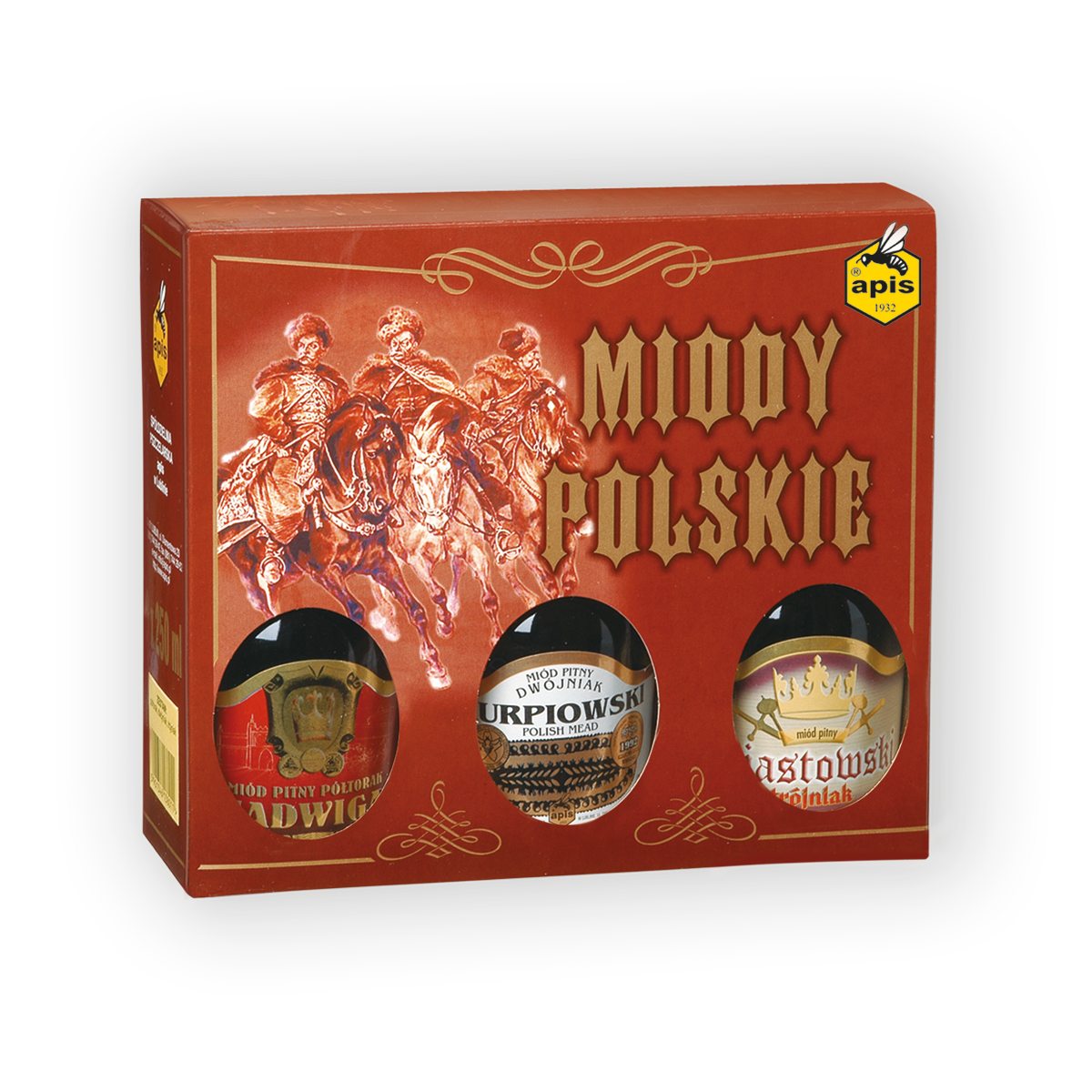 Apis Zestaw Miody Polskie 3 X 250 Ml , Alk. 13-16%
