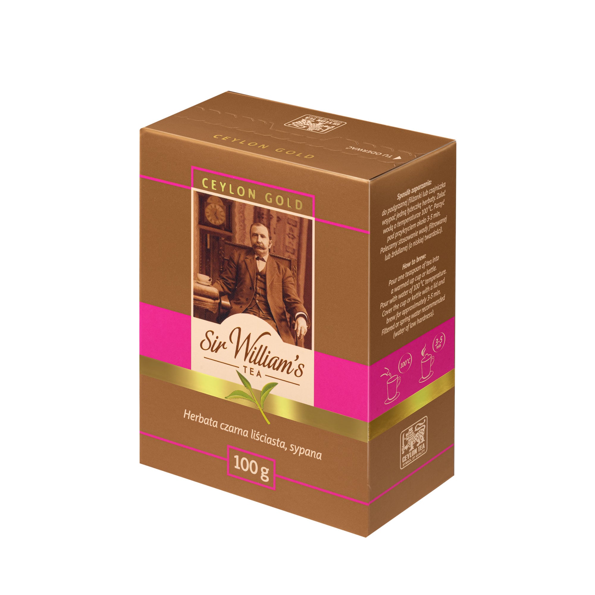Herbata Sir William'S Tea Ceylon Gold 100 G.