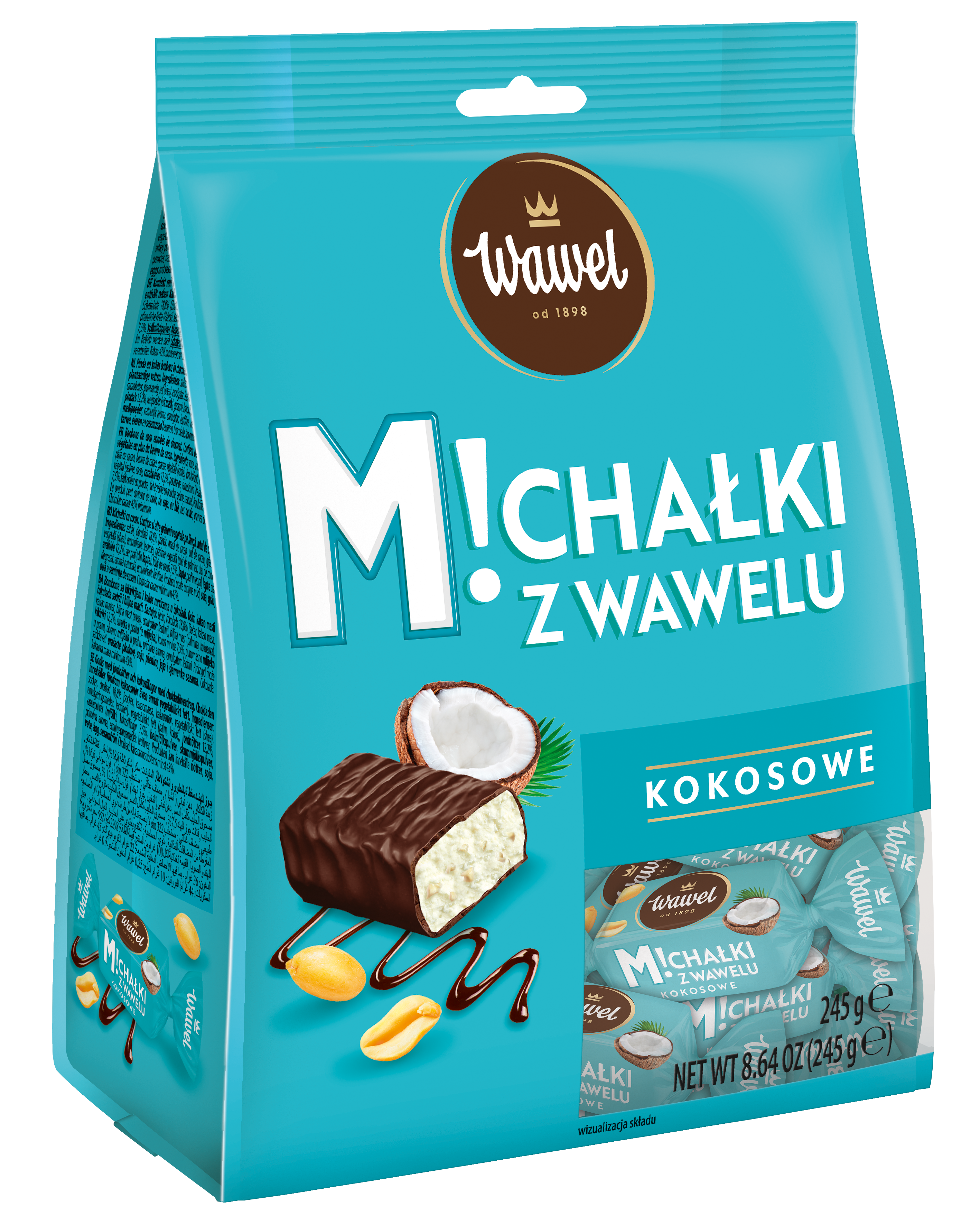 Wawel Michałki Kokosowe 245G