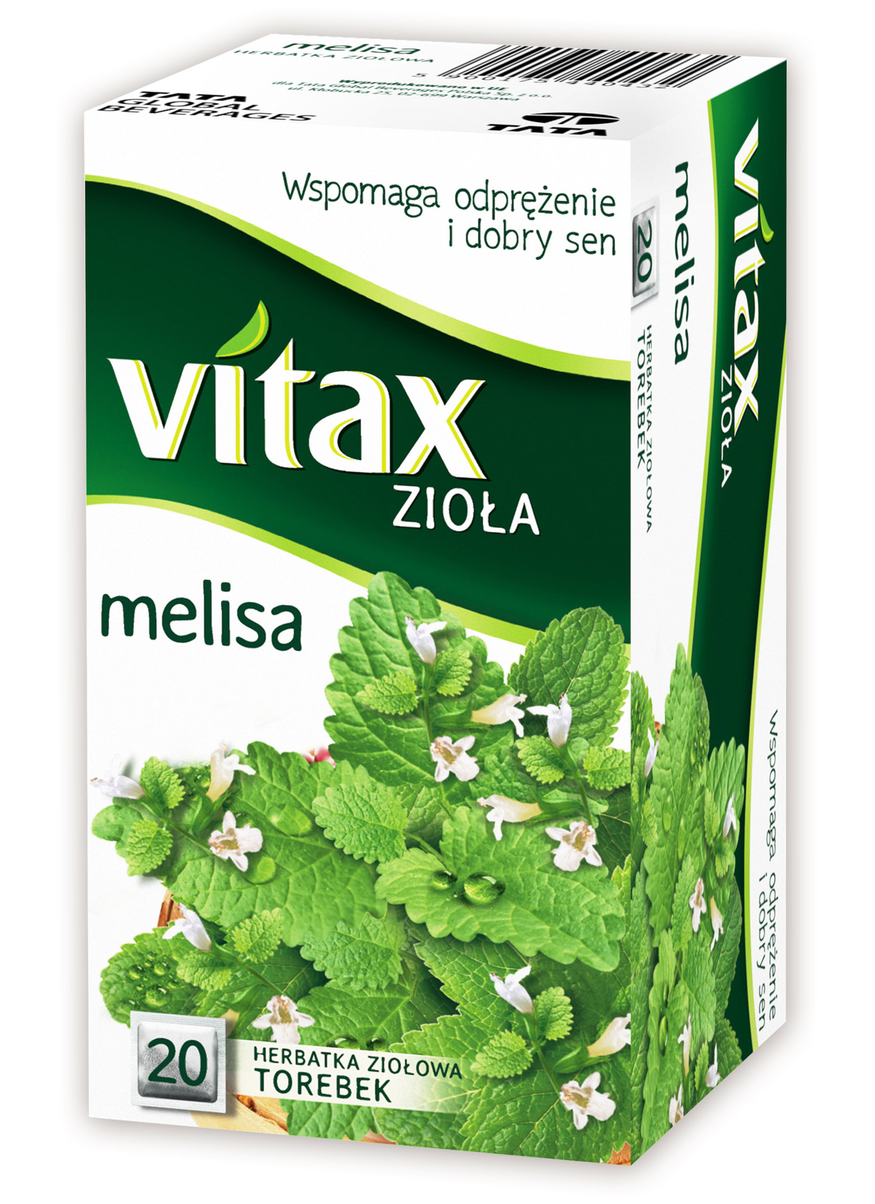 Herbata Vitax Zioła Melisa 20 Torebek X 1,5G