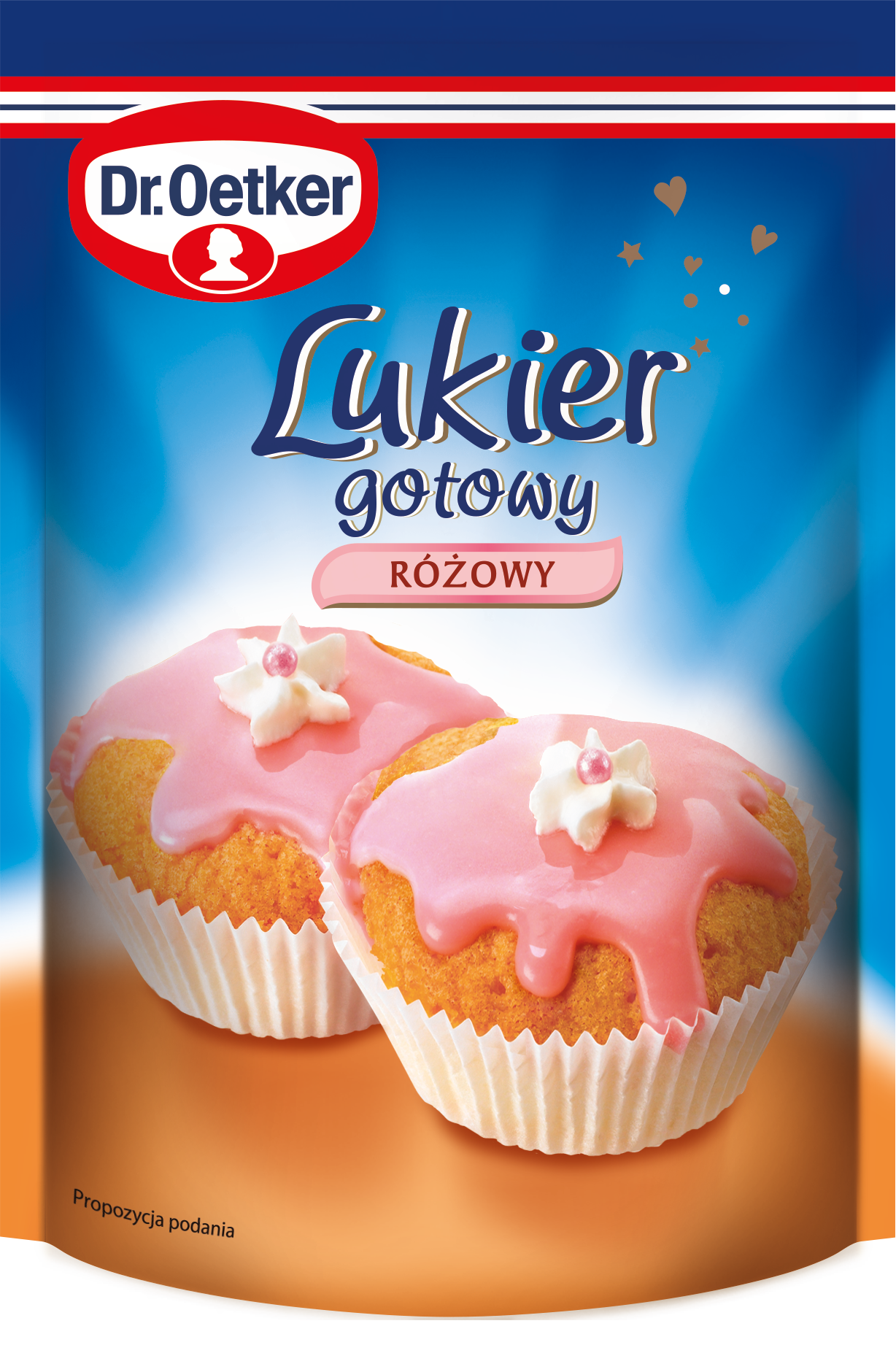 Dr. Oetker Lukier Gotowy Różowy 100 G