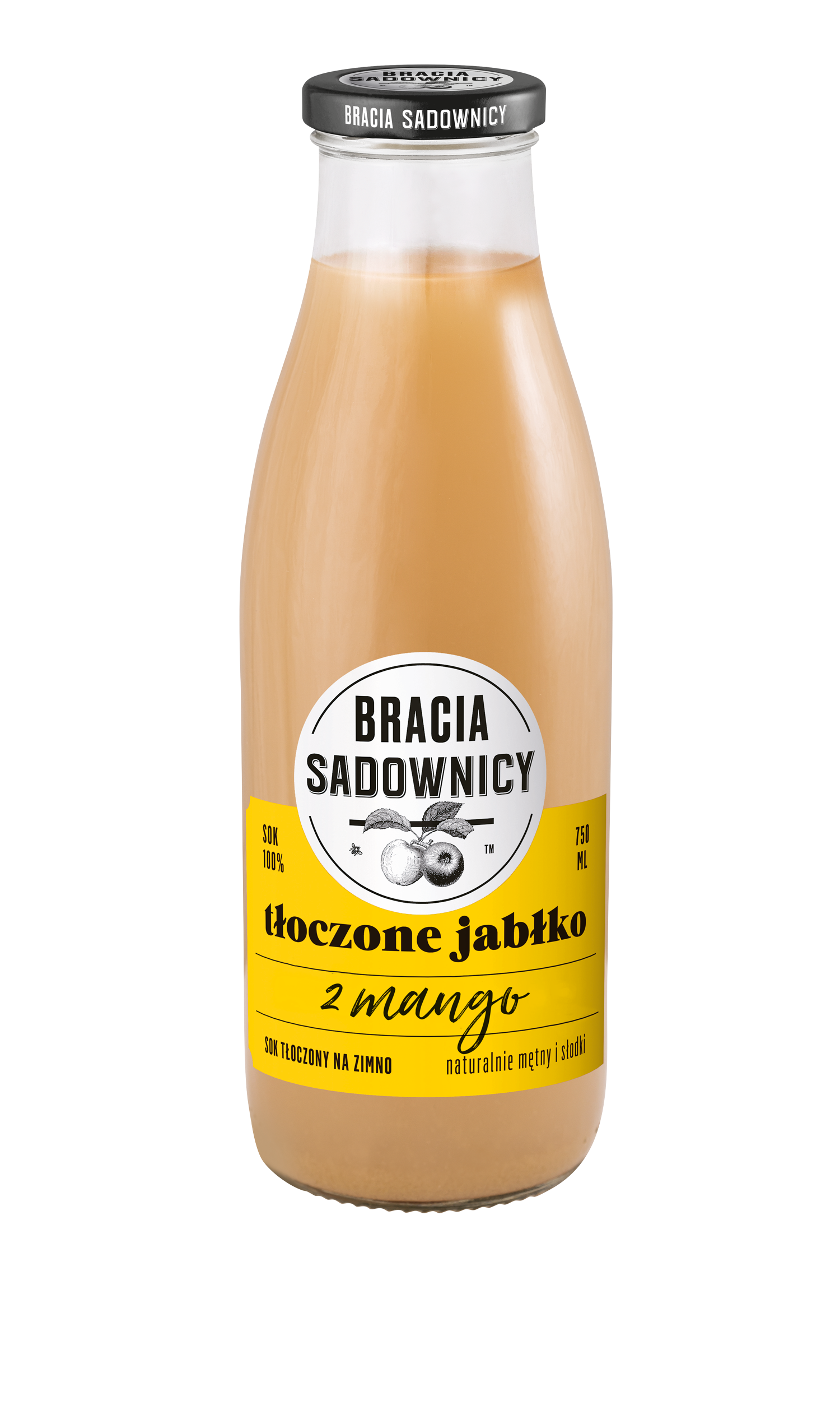 Bracia Sadownicy Sok Tłoczony 750 Ml Jabłko Z Mango