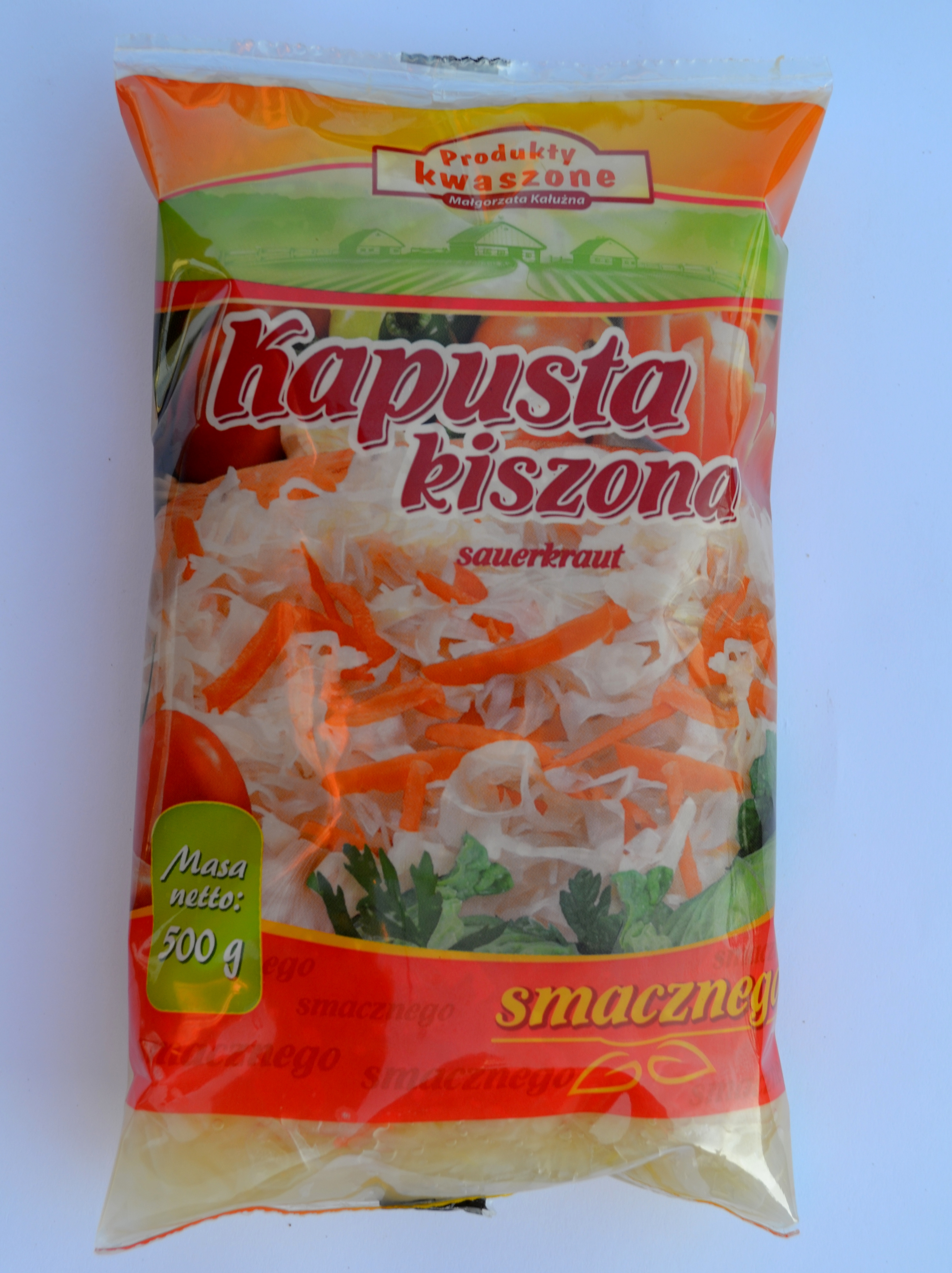 Kapusta Kiszona Polska 500G Małgorzata Kałużna