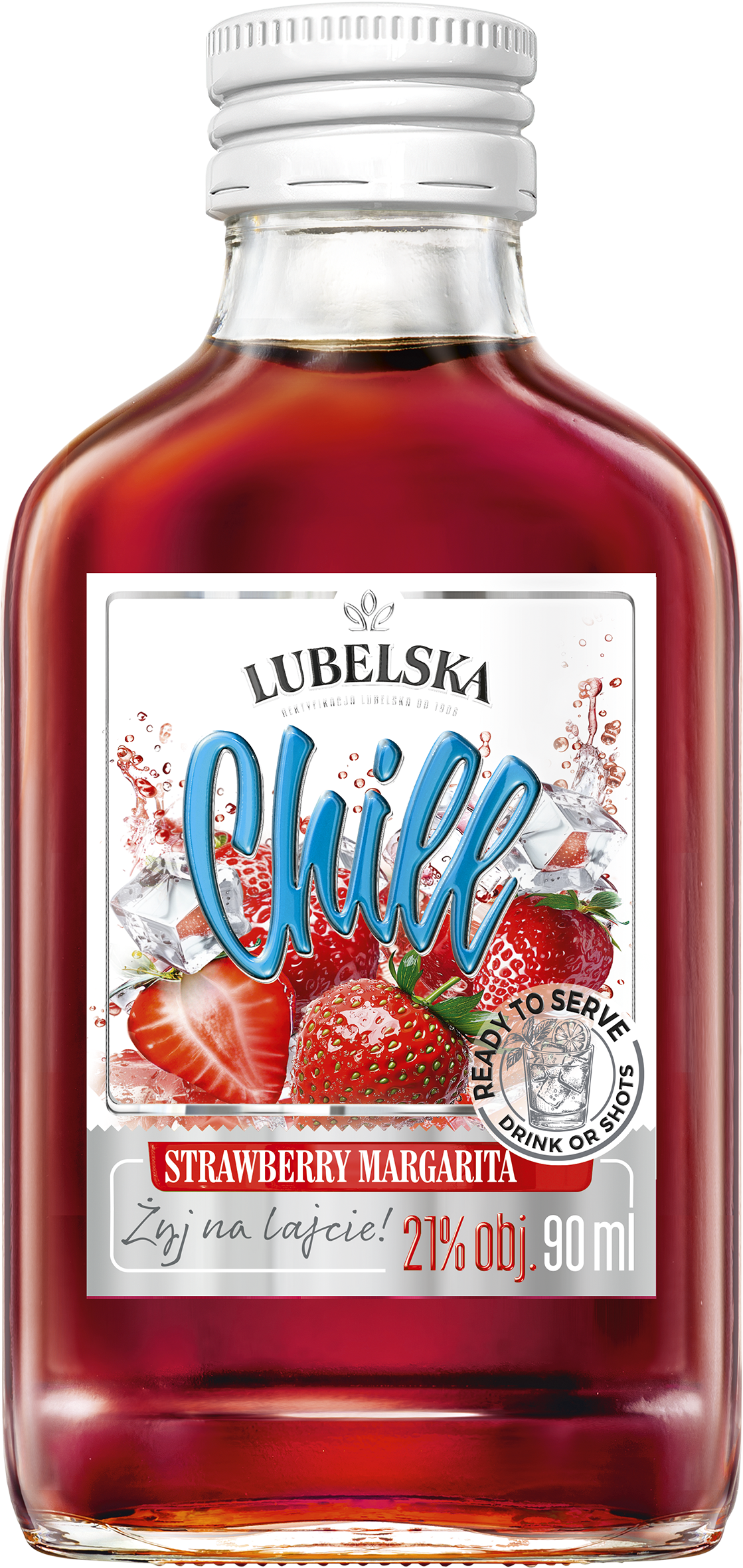 Lubelska Chill Strawberry Margarita 21% 90Ml