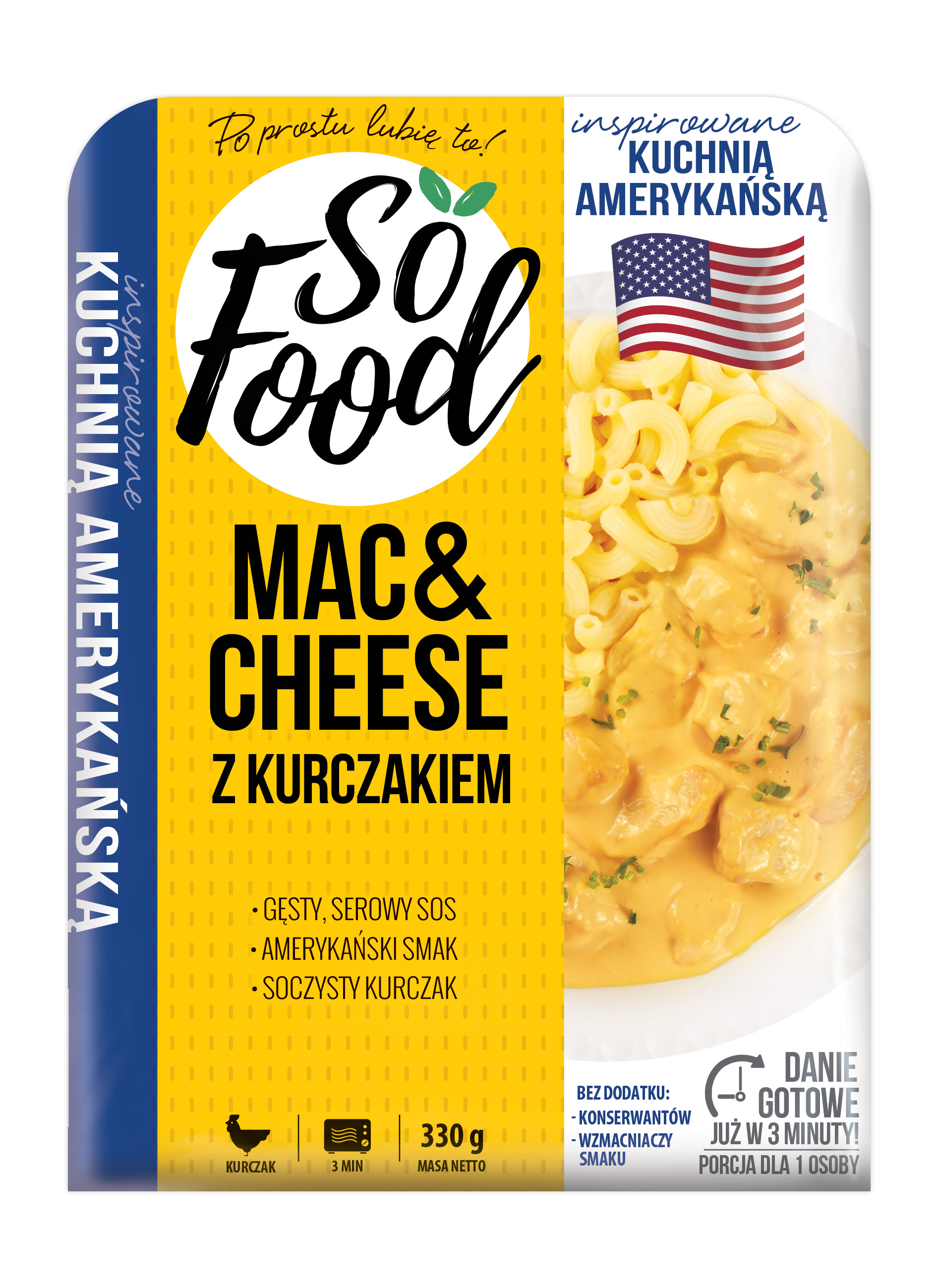 So Food Mac&Cheese Z Kurczakiem 330G