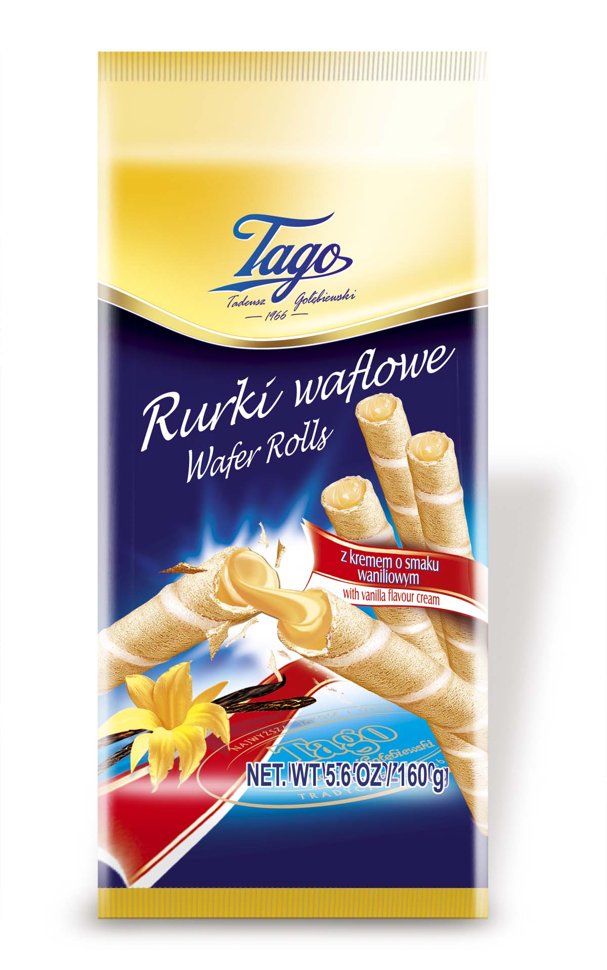 Tago Rurki Waniliowe 150G