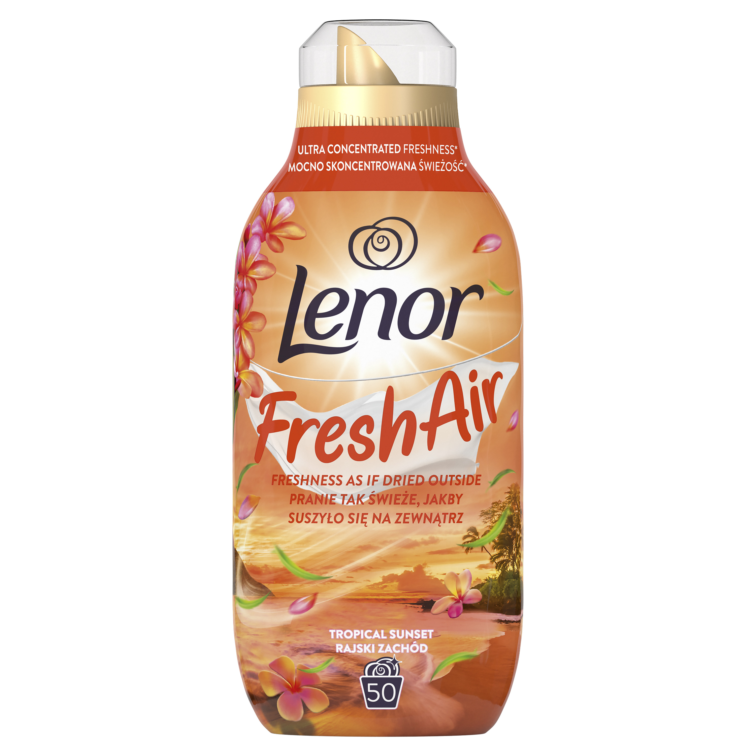 Lenor Fresh Air Płyn Do Płukania Tkanin 50 Prania, Tropical Sunset