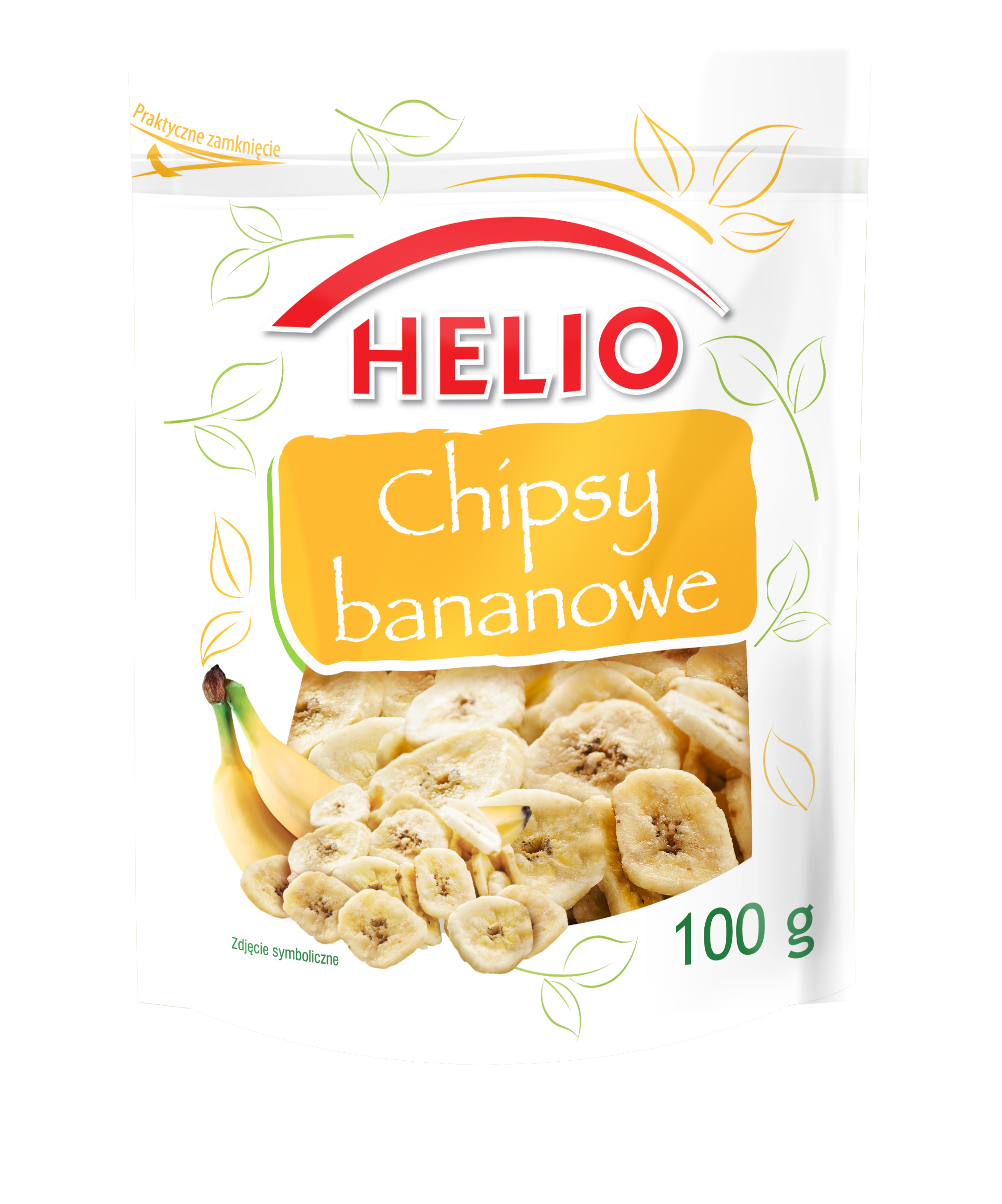 Chipsy Bananowe 100 G Helio