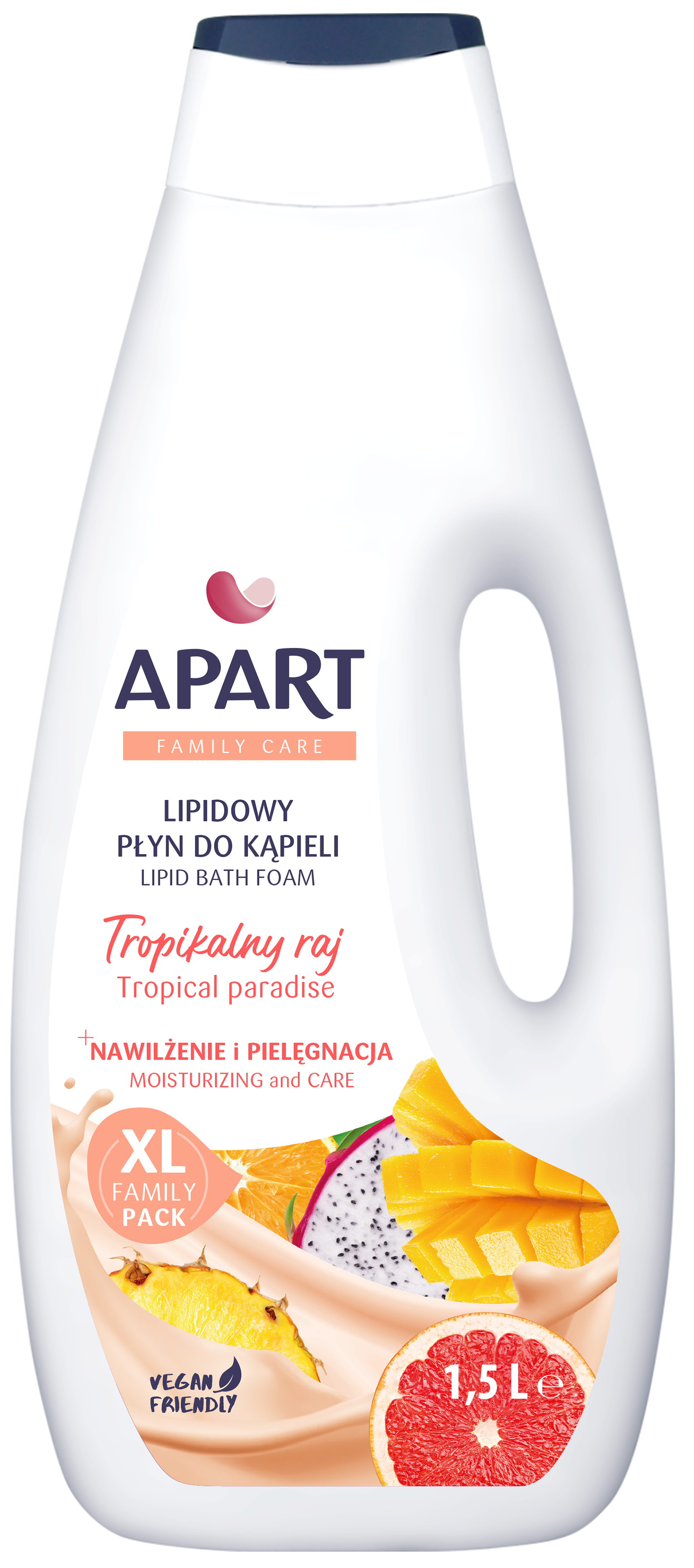 Apart Family Care Lipidowy Płyn Do Kąpieli 1500Ml Tropikalny Raj